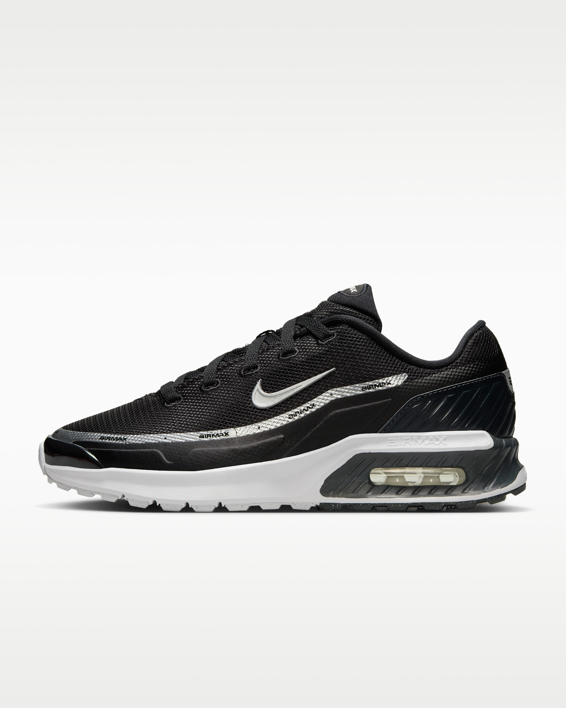 Nike Air Max Bia SE Women's Shoes - Black/Dark Smoke Grey/White/Metallic Silver