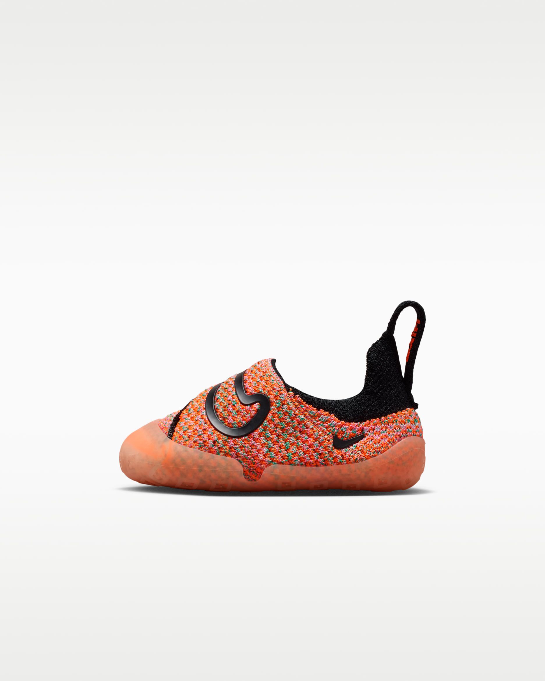 Nike Swoosh 1 Baby/Toddler Shoes - Total Orange/Clear Emerald/Pink Glow/Black