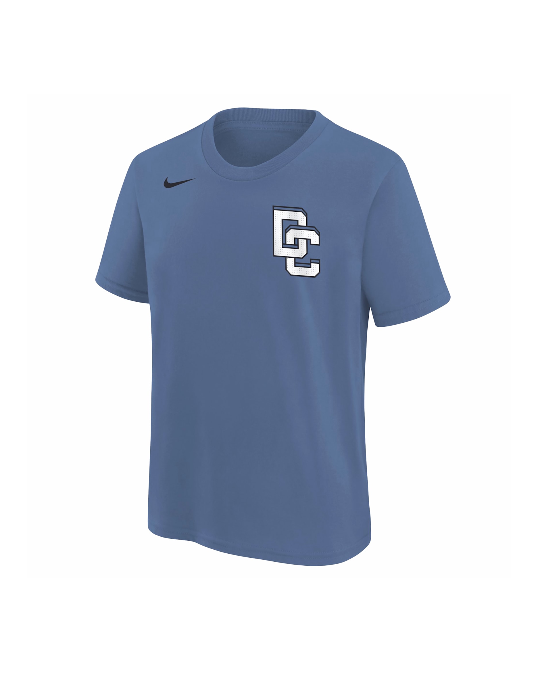 Playera Nike de la MLB para niños talla grande Washington Nationals Cj Abrams City Connect - Azul
