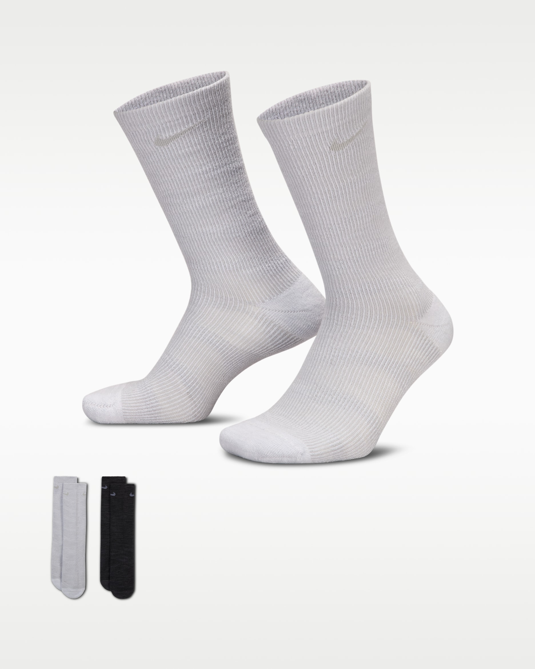Nike Everyday Cushioned Crew Socks (2 Pairs) - Multi-Colour