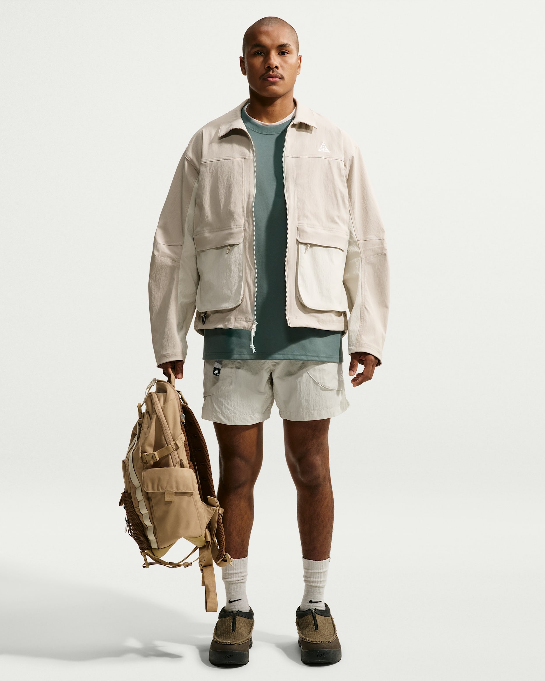 Nike ACG 'Dolomiti' Men's Shorts - Light Orewood Brown/Light Orewood Brown/Summit White