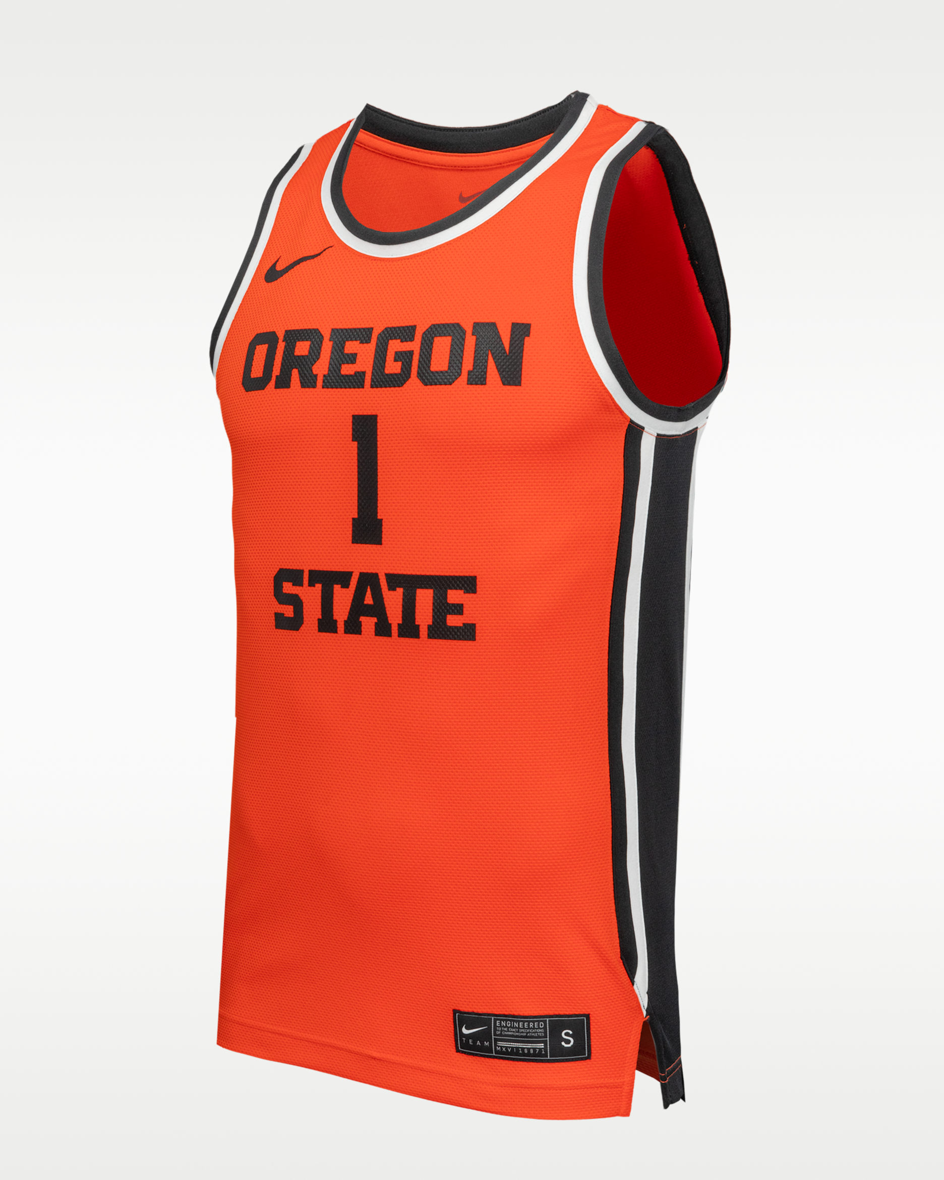 Oregon State Men's Nike College Basketball Jersey - Team Orange