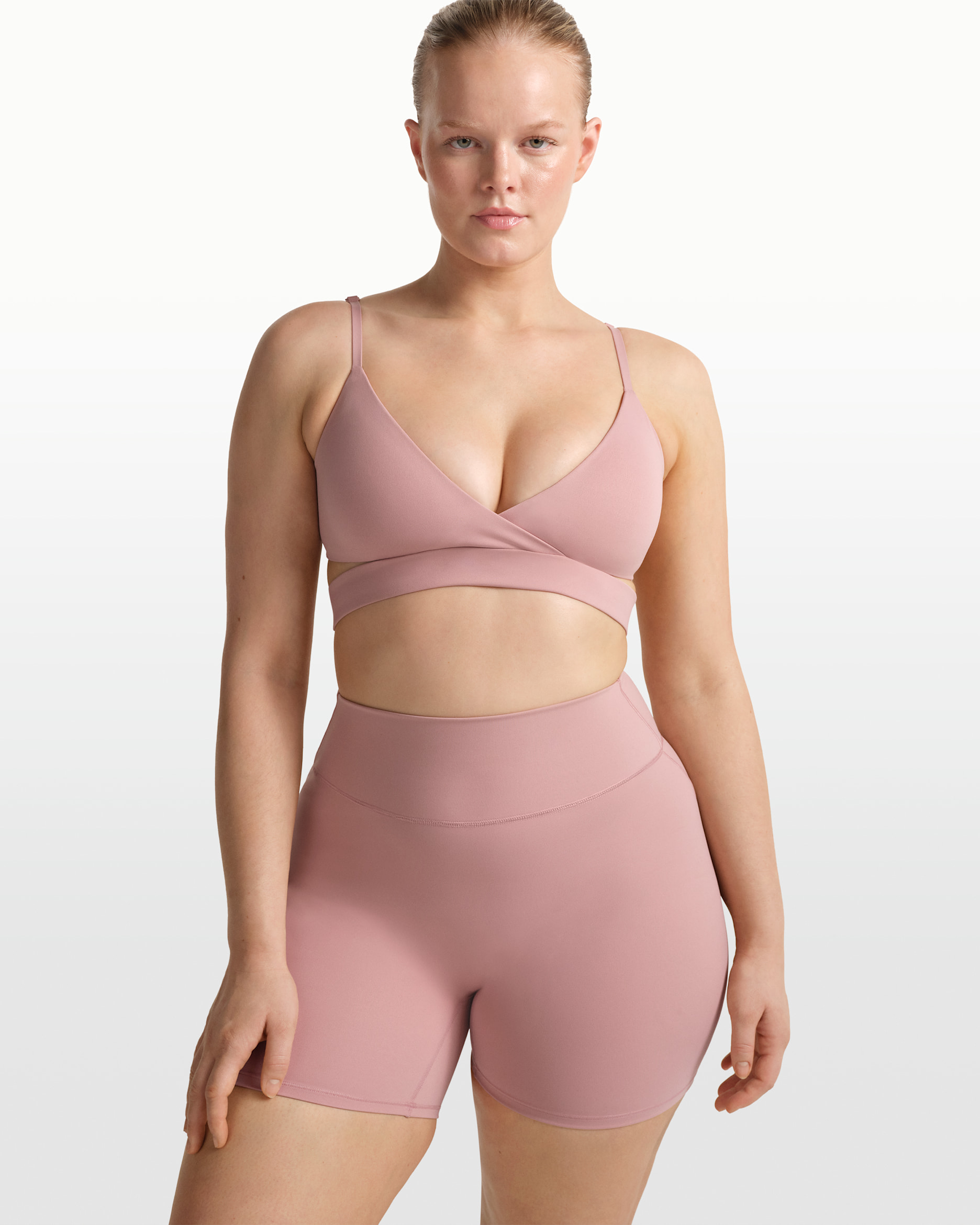 NikeSKIMS Matte Women's Wrap Bra - NSKM HIMALAYAN