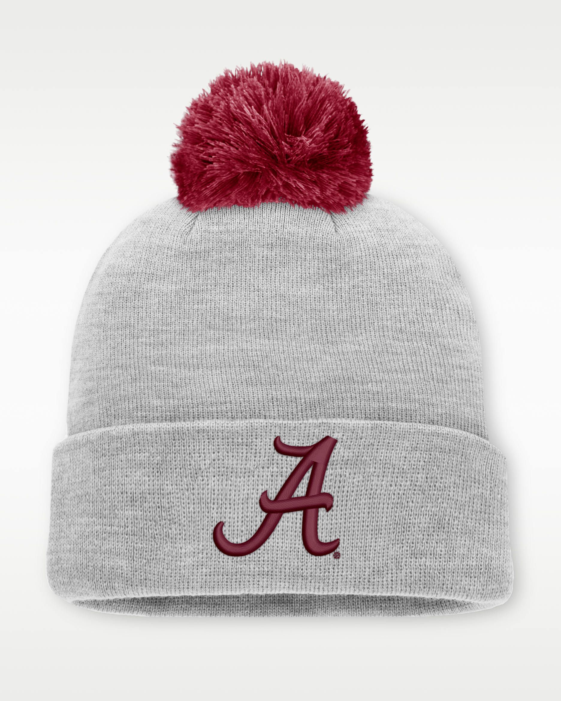 Alabama Peak Men's Nike College Cuffed Beanie - Grey Heather