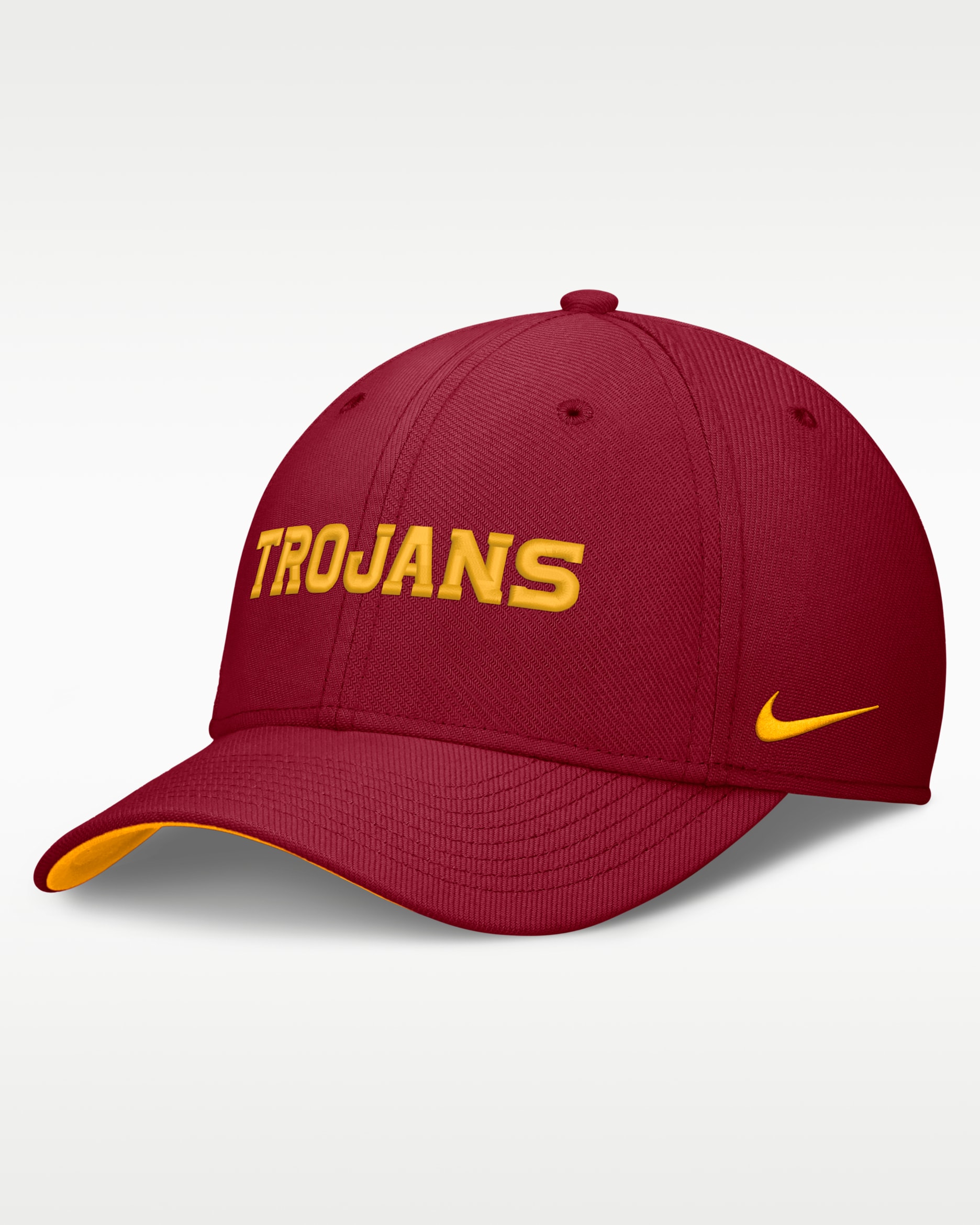 USC Classic Swooshflex Men's Nike Dri-FIT College Hat - Team Crimson