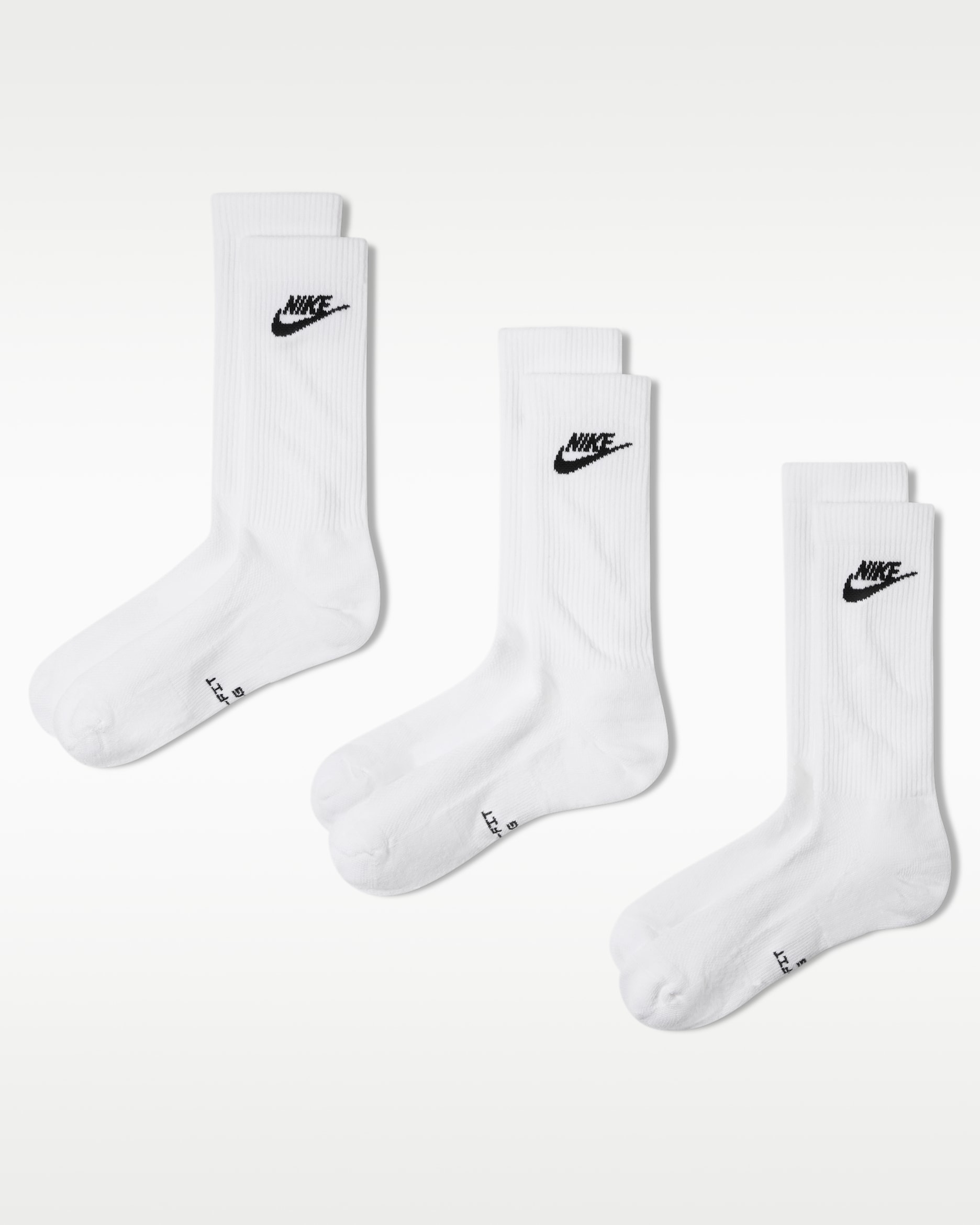 Nike Everyday Elevated Crew Socks (3 Pairs) - Multi-Colour