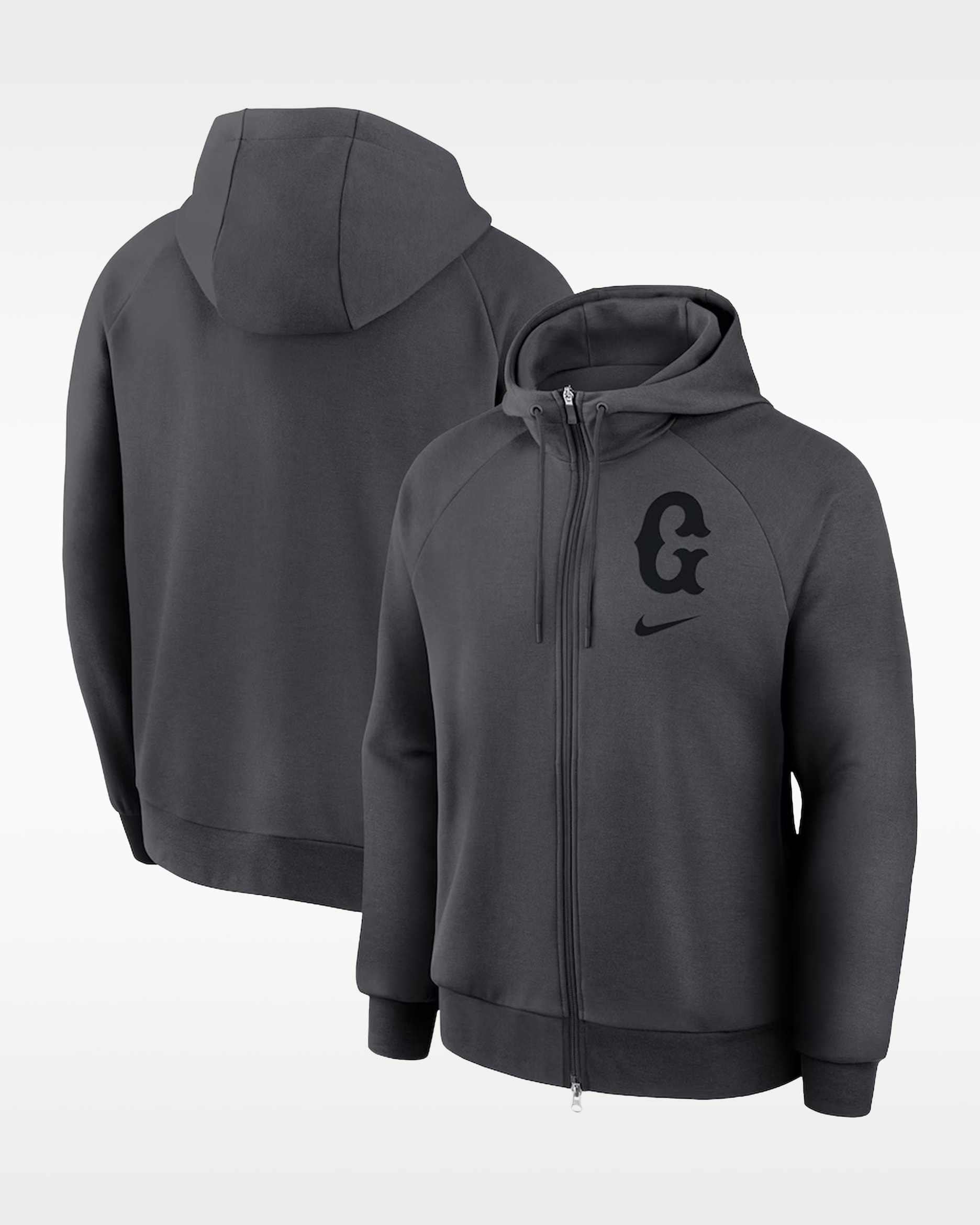 読売ジャイアンツ メンズ ナイキ Dri-FIT フルジップ パーカー - アンスラサイト/アンスラサイト