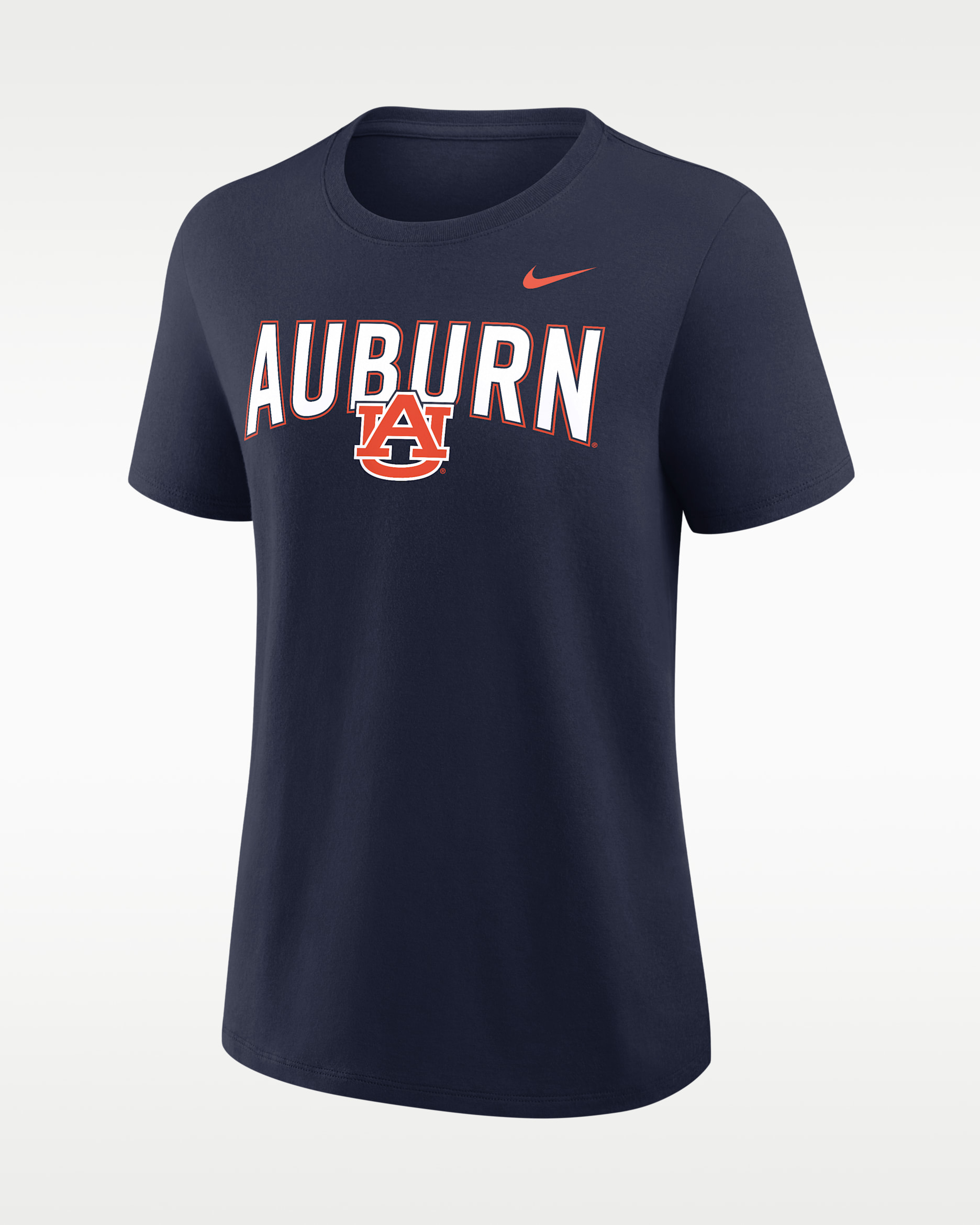 Auburn Arch Logo Women's Nike College T-Shirt - Navy