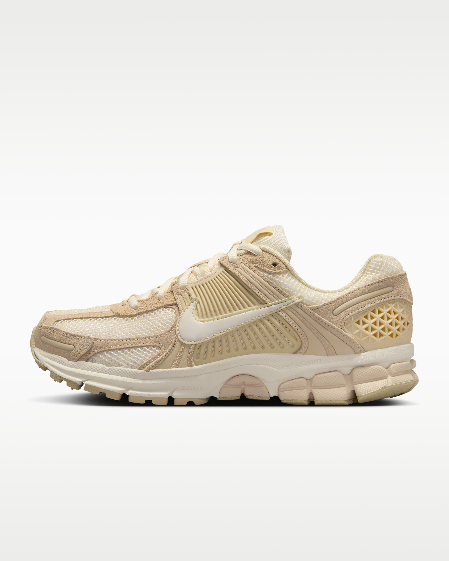 Nike Zoom Vomero 5 Women's Shoe with Reflective Accents - Beach/Light Khaki/Pale Ivory/Sail