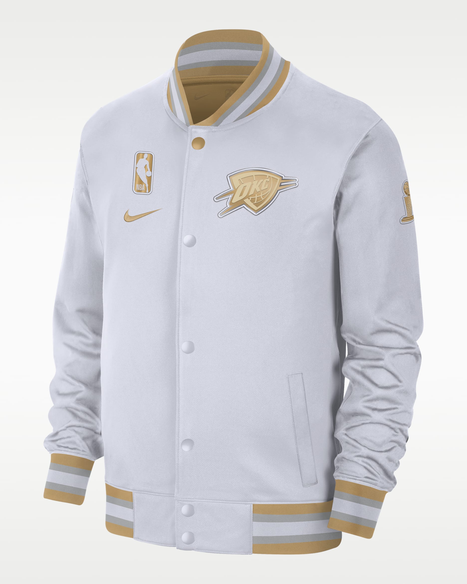 Oklahoma City Nike NBA Men's Jacket - White