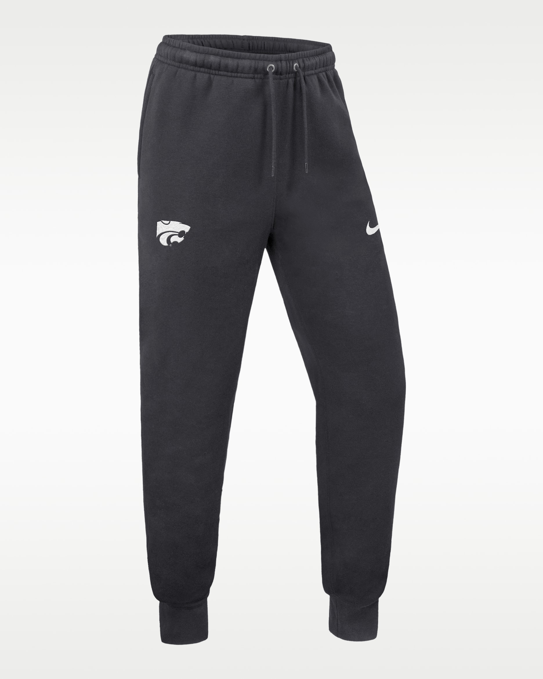 Nike College Club (Kansas State) Men's Fleece Joggers - Anthracite