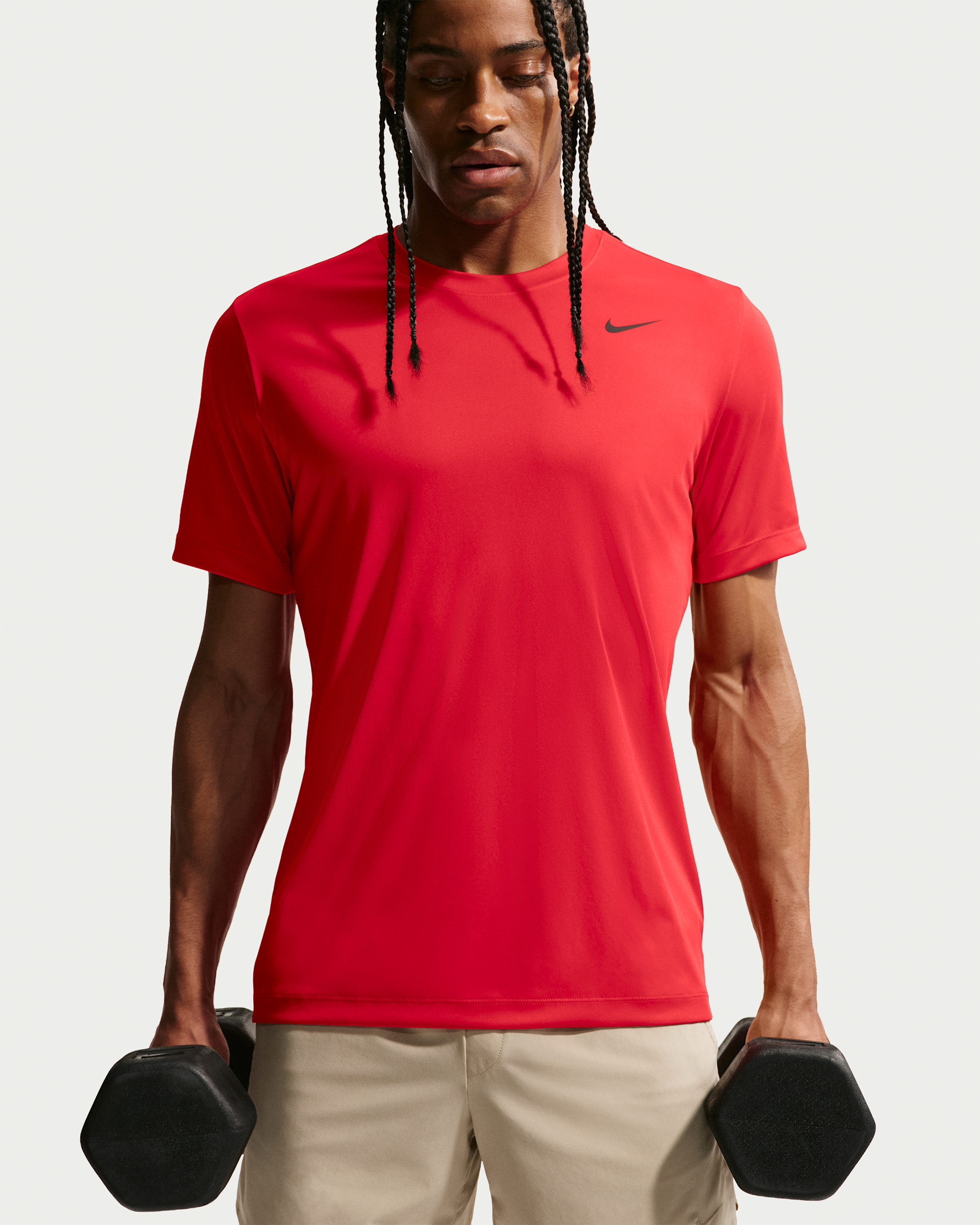 Nike Men's Dri-FIT Training T-Shirt - University Red/Black