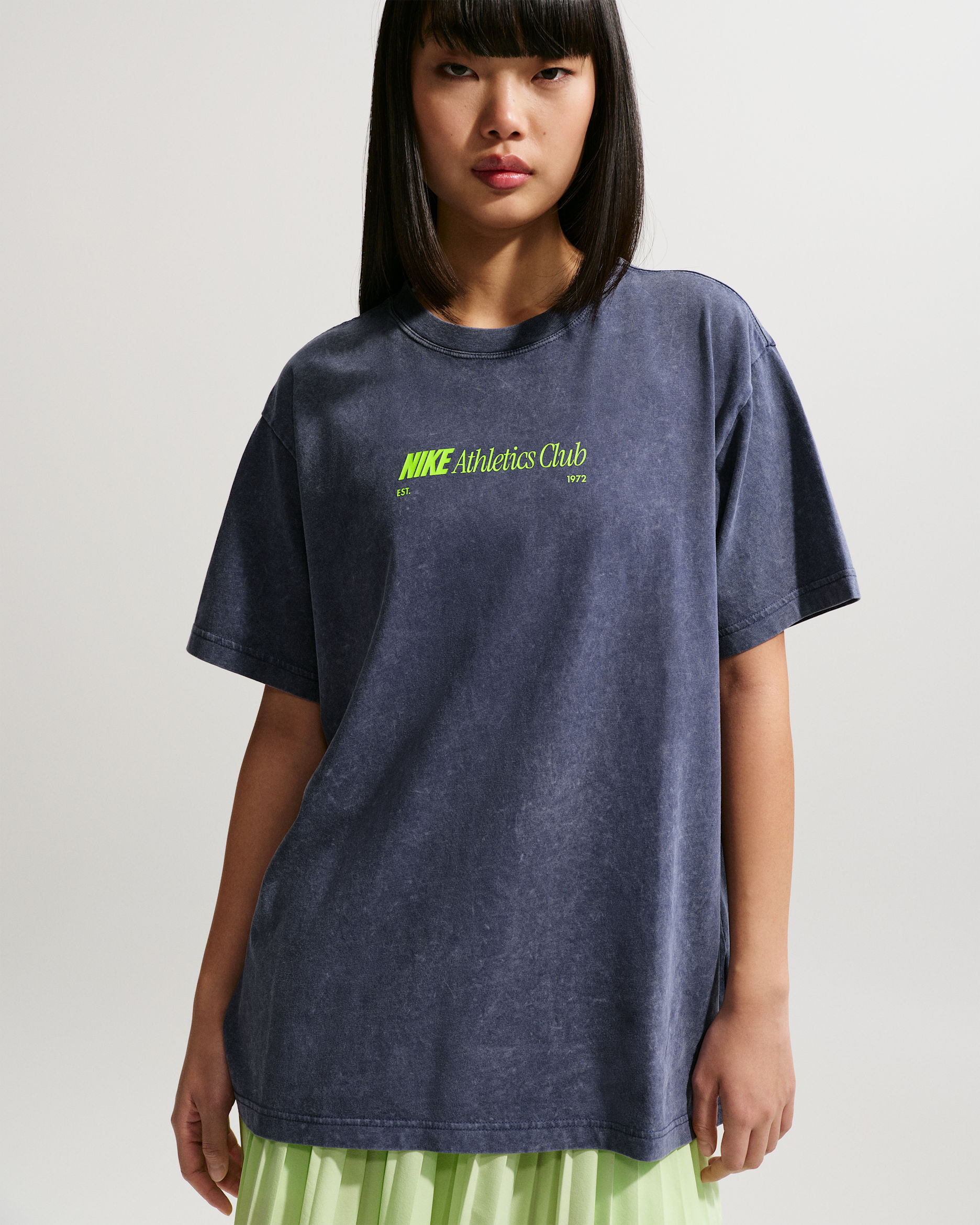 Nike Sportswear Classic oversized T-shirt voor dames - Midnight Navy