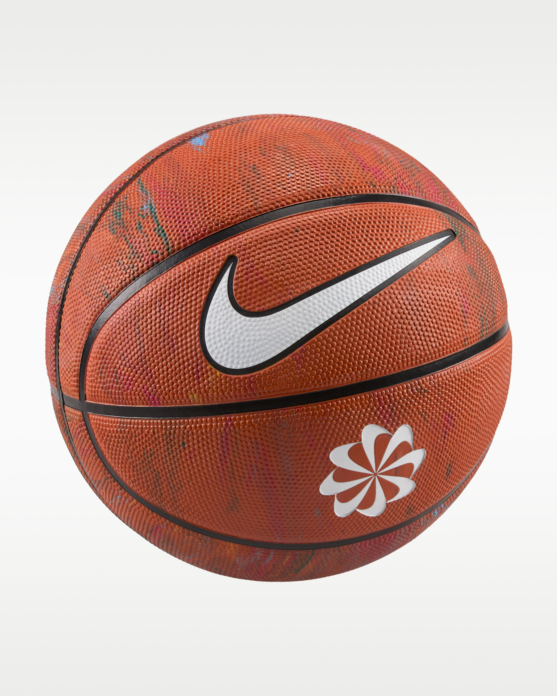 Pelota de básquetbol (desinflada) Nike Everyday Playground Next Nature 8P - Multicolor/Ámbar/Negro/Blanco