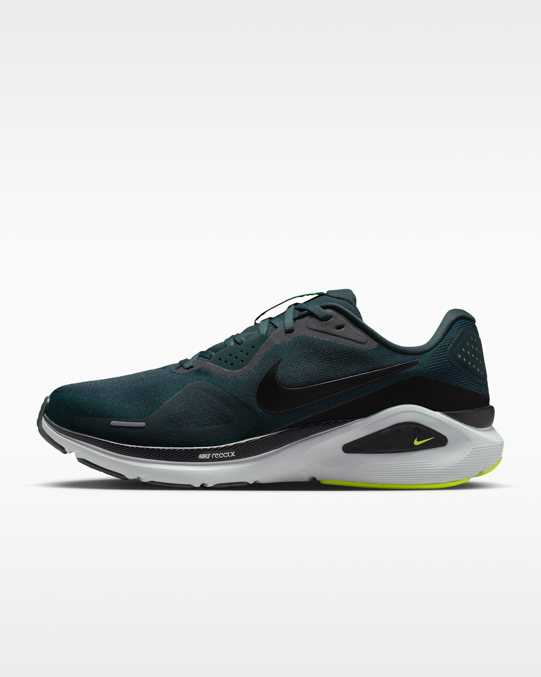 Nike Structure 26 Men's Road Running Shoes - Seaweed/Volt/Pure Platinum/Black