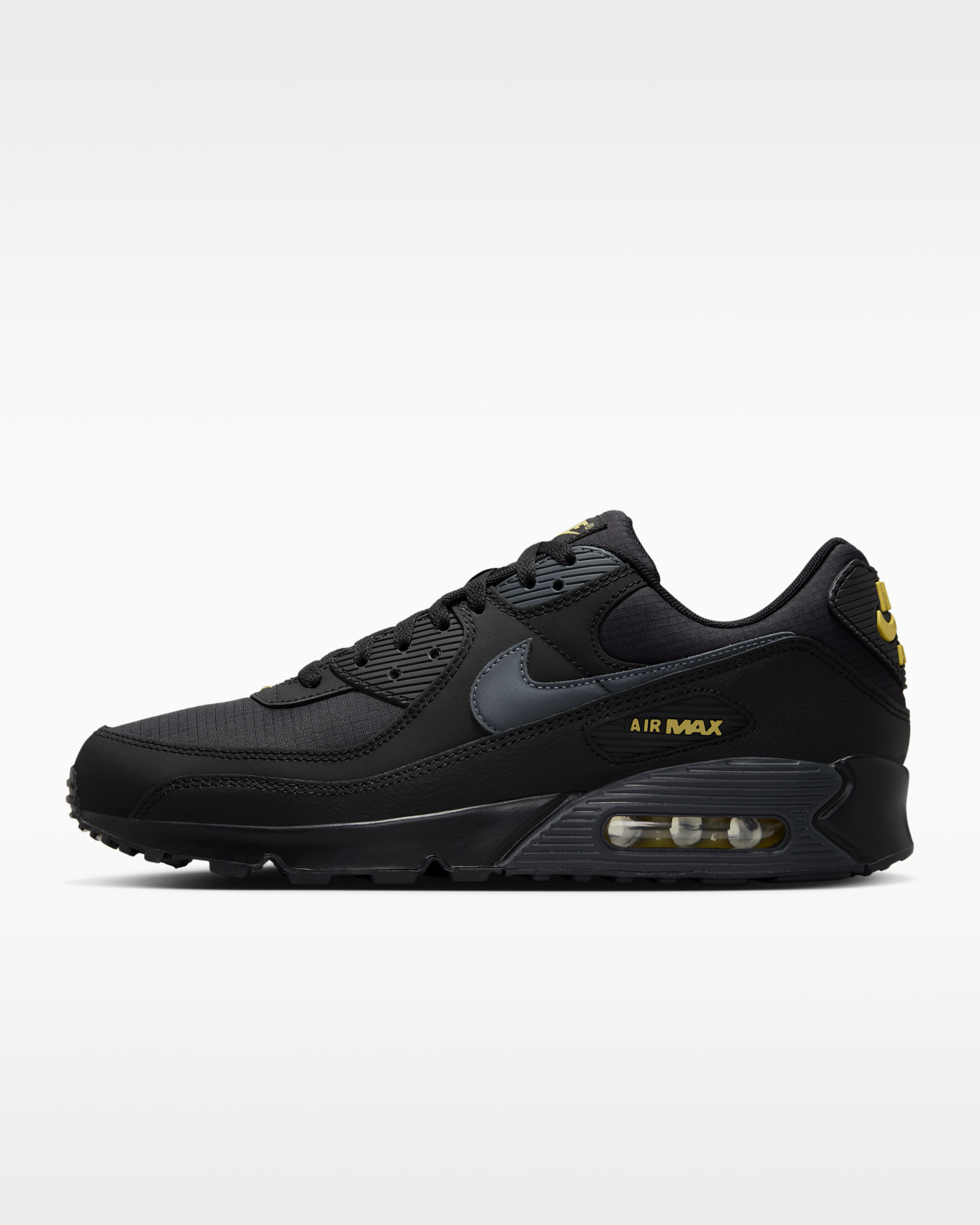 Nike Air Max 90 Schuh (Herren) - Schwarz/Anthracite/Buff Gold