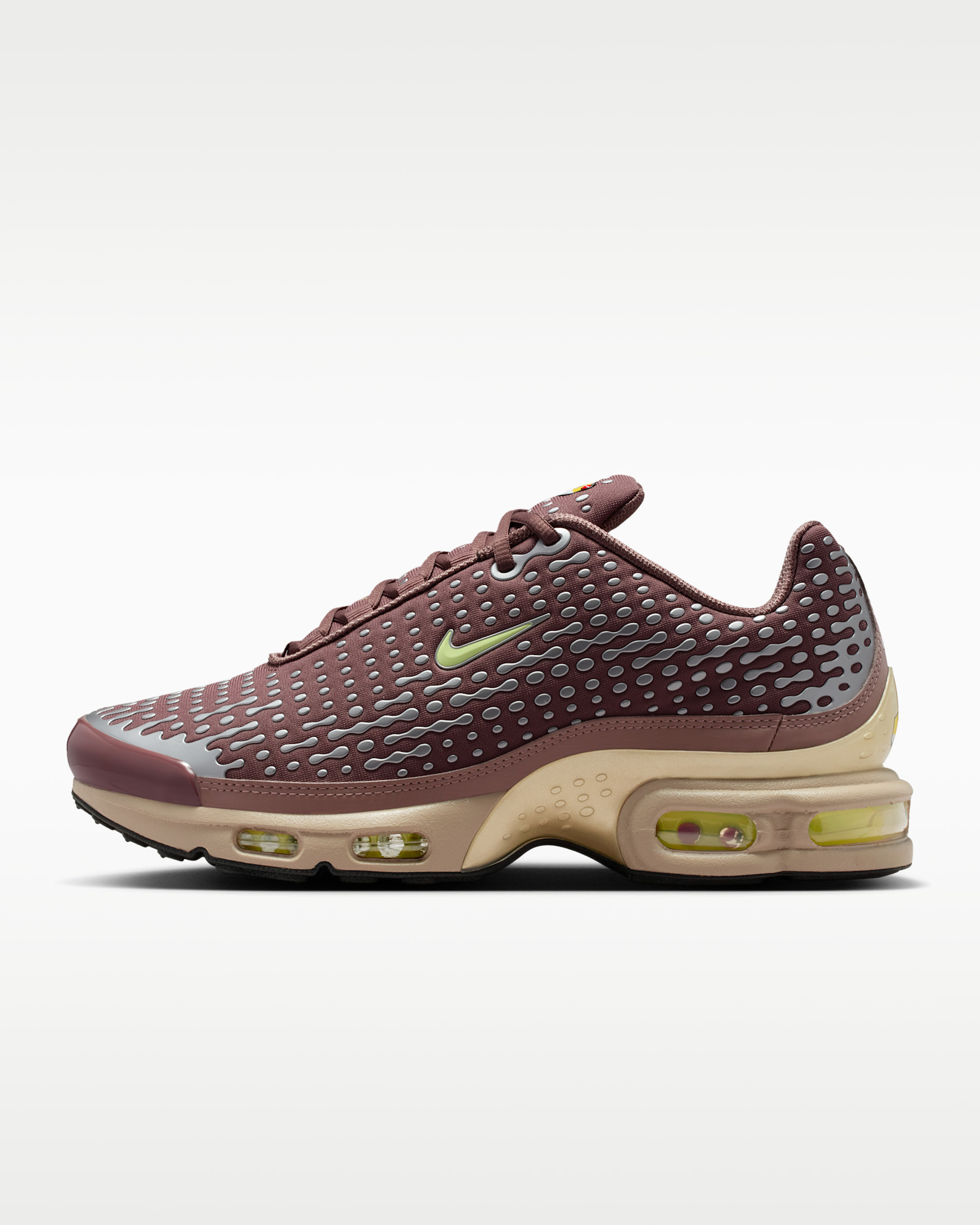 Buty męskie Nike Air Max Plus VII - Plum Eclipse/Metallic Gold Grain/Czerń/Barely Volt
