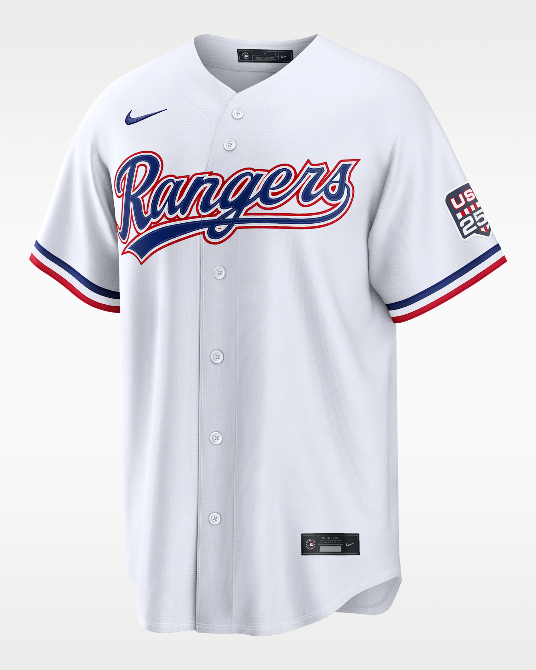 Corey Seager Texas Rangers USA 250 Men's Nike MLB Stadium Jersey - White