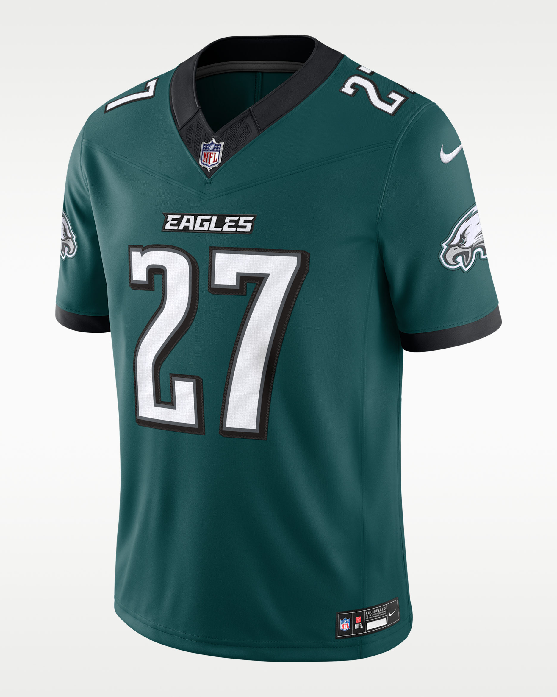 Jersey Nike Dri-FIT de la NFL Limited para hombre Quinyon Mitchell Philadelphia Eagles - Verde/Negro