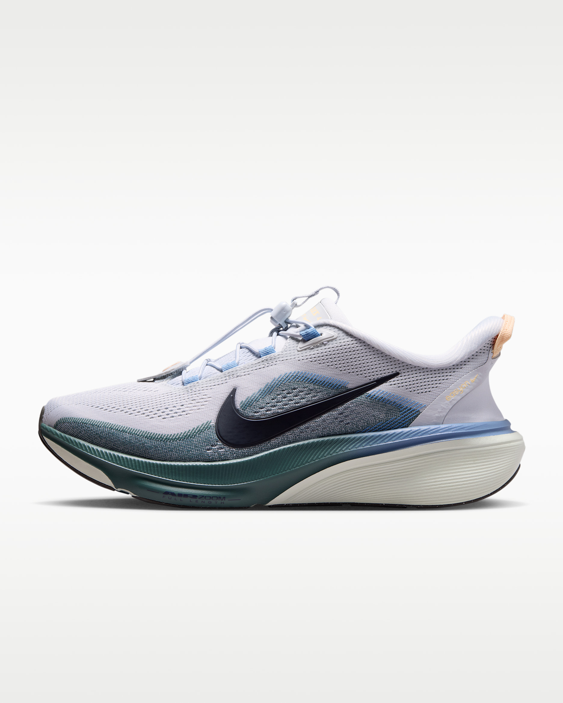 Nike Pegasus 42 EasyOn Men's Road Running Shoes - Pure Platinum/Mineral Slate/Work Blue/Dark Obsidian