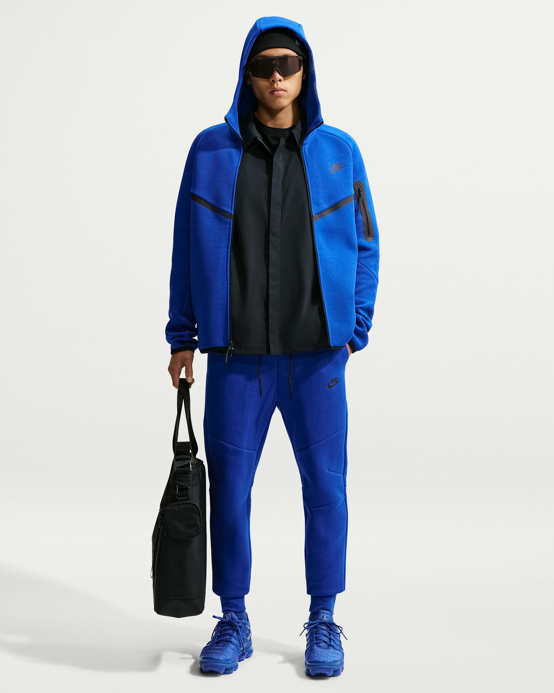 Nike Tech Men's Fleece Joggers - Old Royal/Black