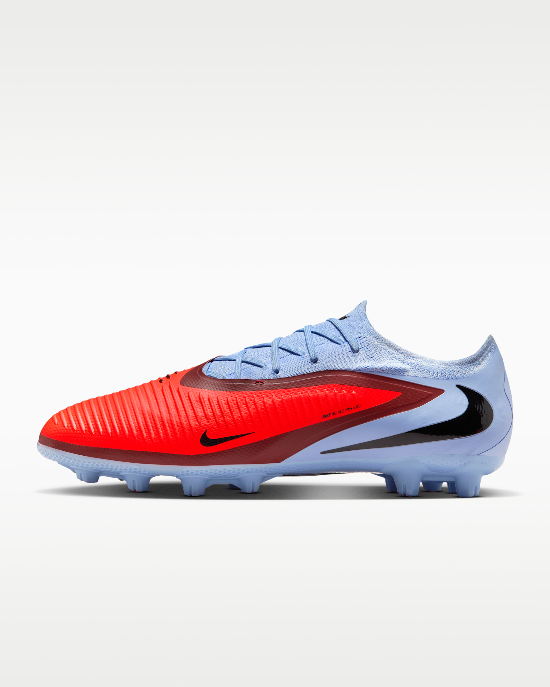 Nike Phantom 6 Low Pro Hard-Ground Football Boot - Royal Tint/Bright Crimson