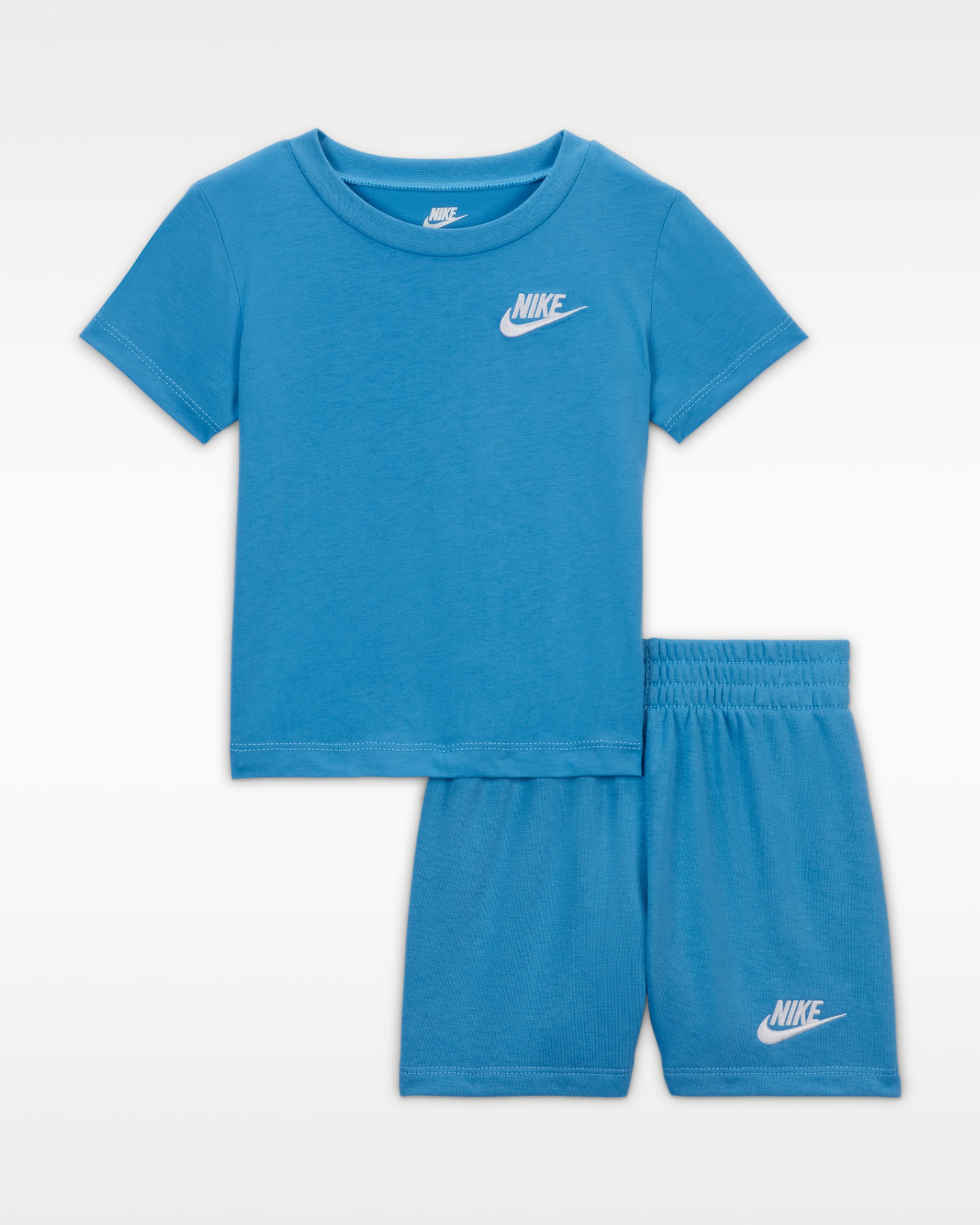 Nike Baby 2-Piece Knit Shorts Set - Blue Beyond