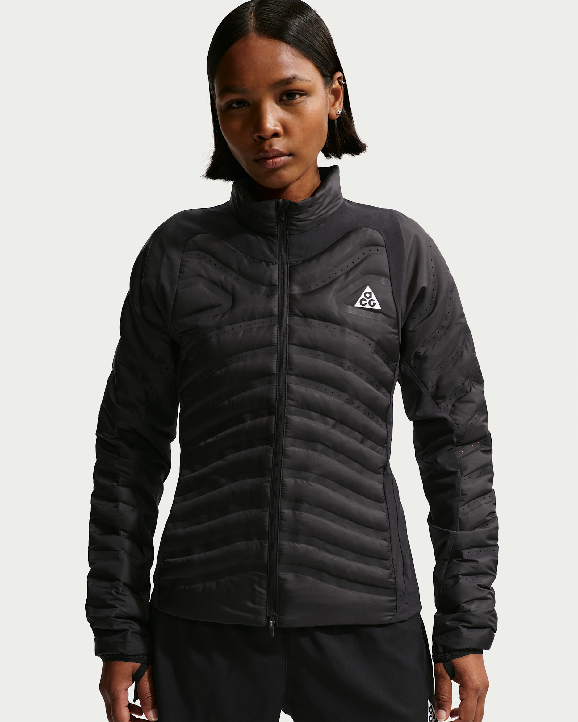 Nike ACG 'Lava Loft' Women's Therma-FIT Trail Running Jacket - Black/Black/Black/Summit White