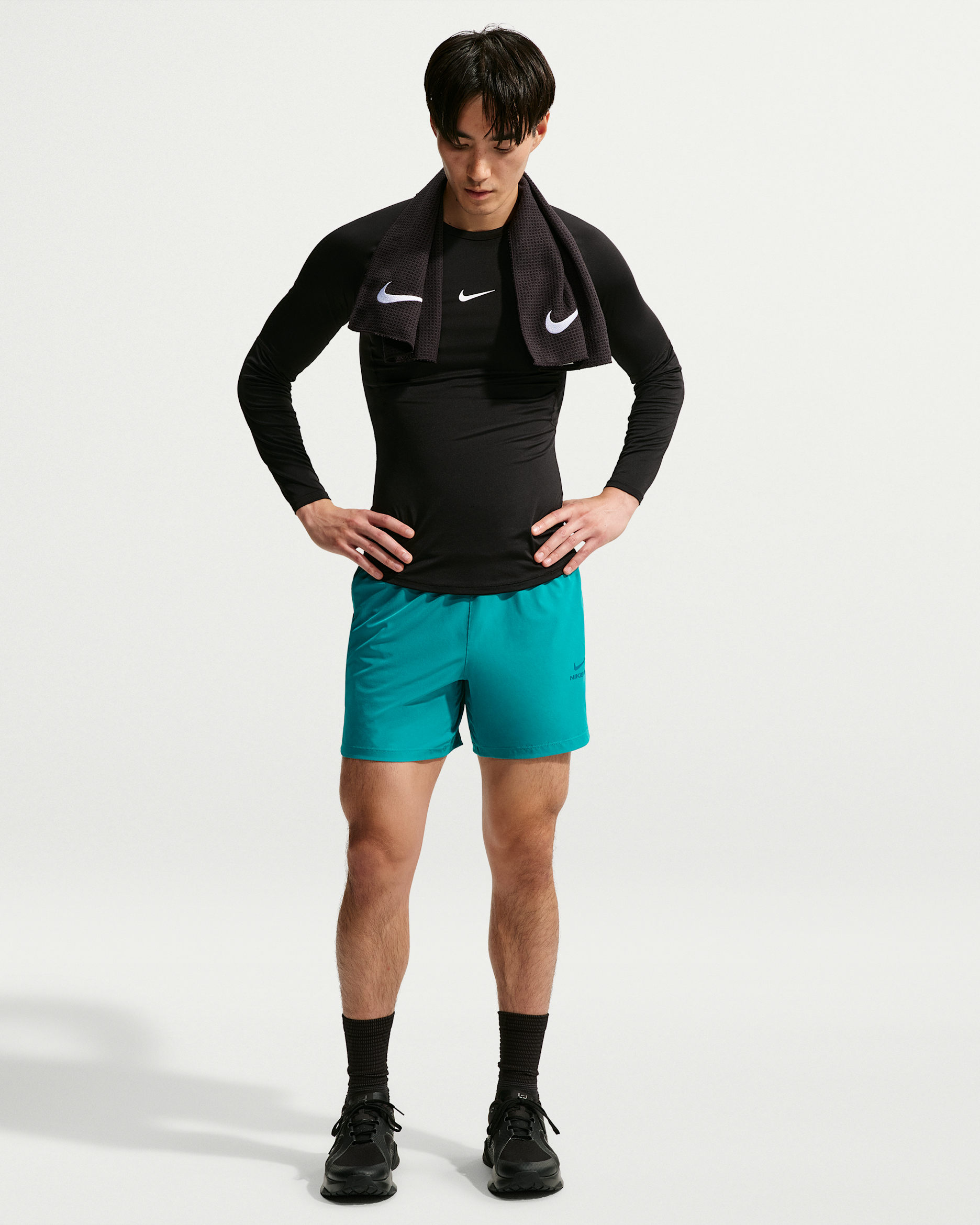 Nike Pro Training Men's Dri-FIT 15cm (approx.) Shorts - Energy/Bright Spruce