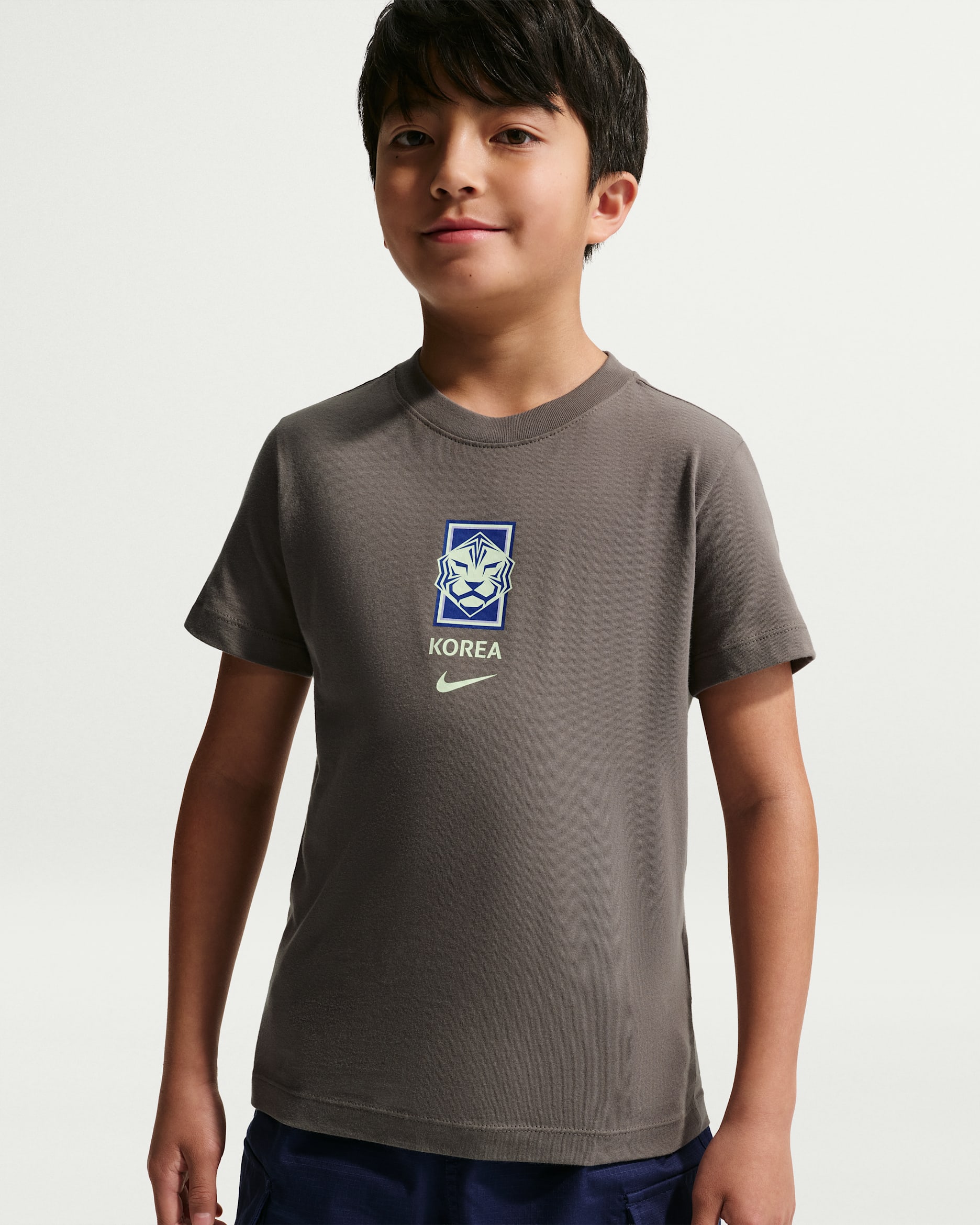 대한민국 주니어 나이키 축구 티셔츠 - 케이브 스톤