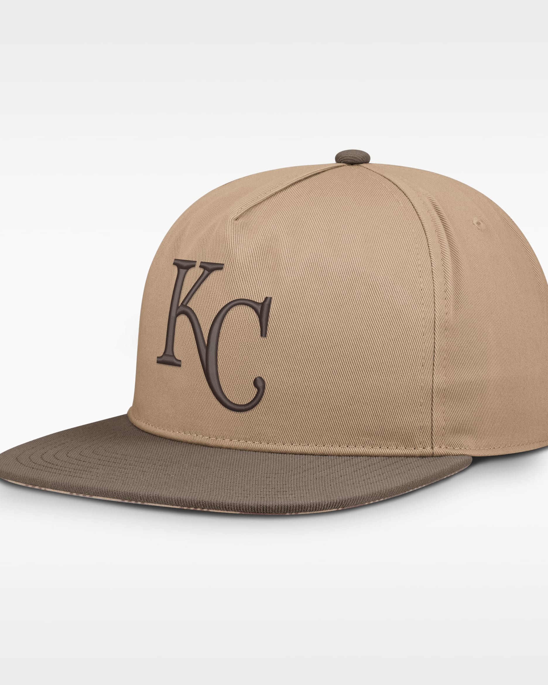 Gorra Nike de la MLB ajustable para hombre Kansas City Royals Statement - Café claro leyenda/Marrón