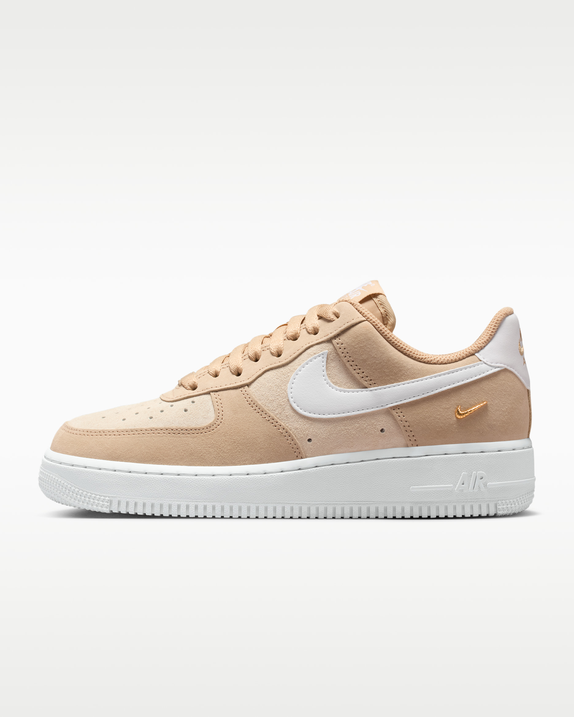 Air Force 1 '07 Low SE Women's Shoes - Linen/Sand Drift/Metallic Gold/White