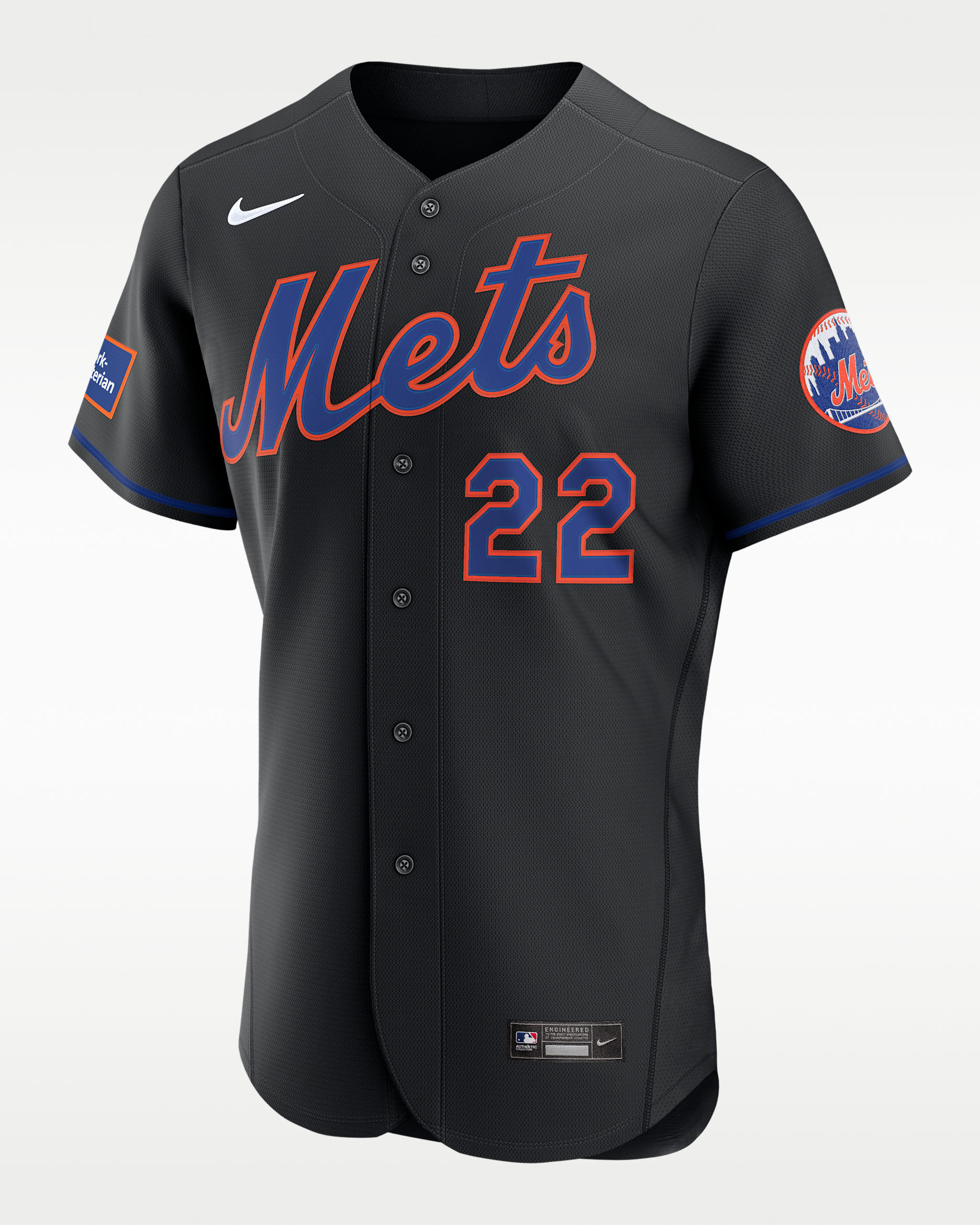 Juan Soto New York Mets Men's Nike MLB Authentic Jersey - Black