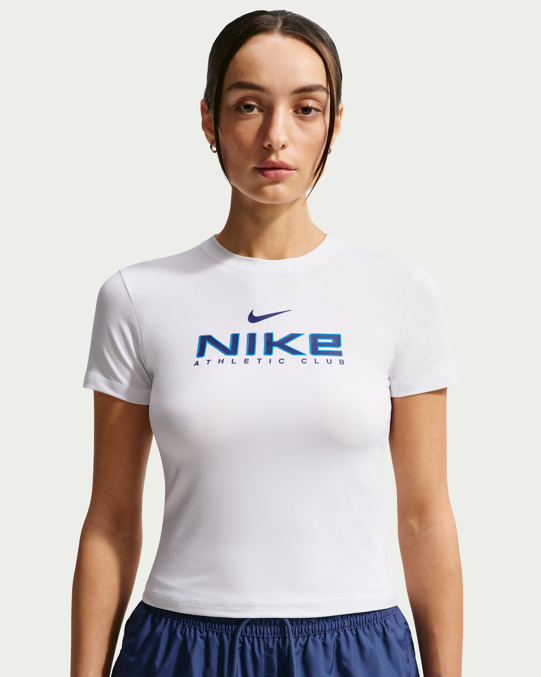 Nike Sportswear T-shirt met korte mouwen voor dames - Wit
