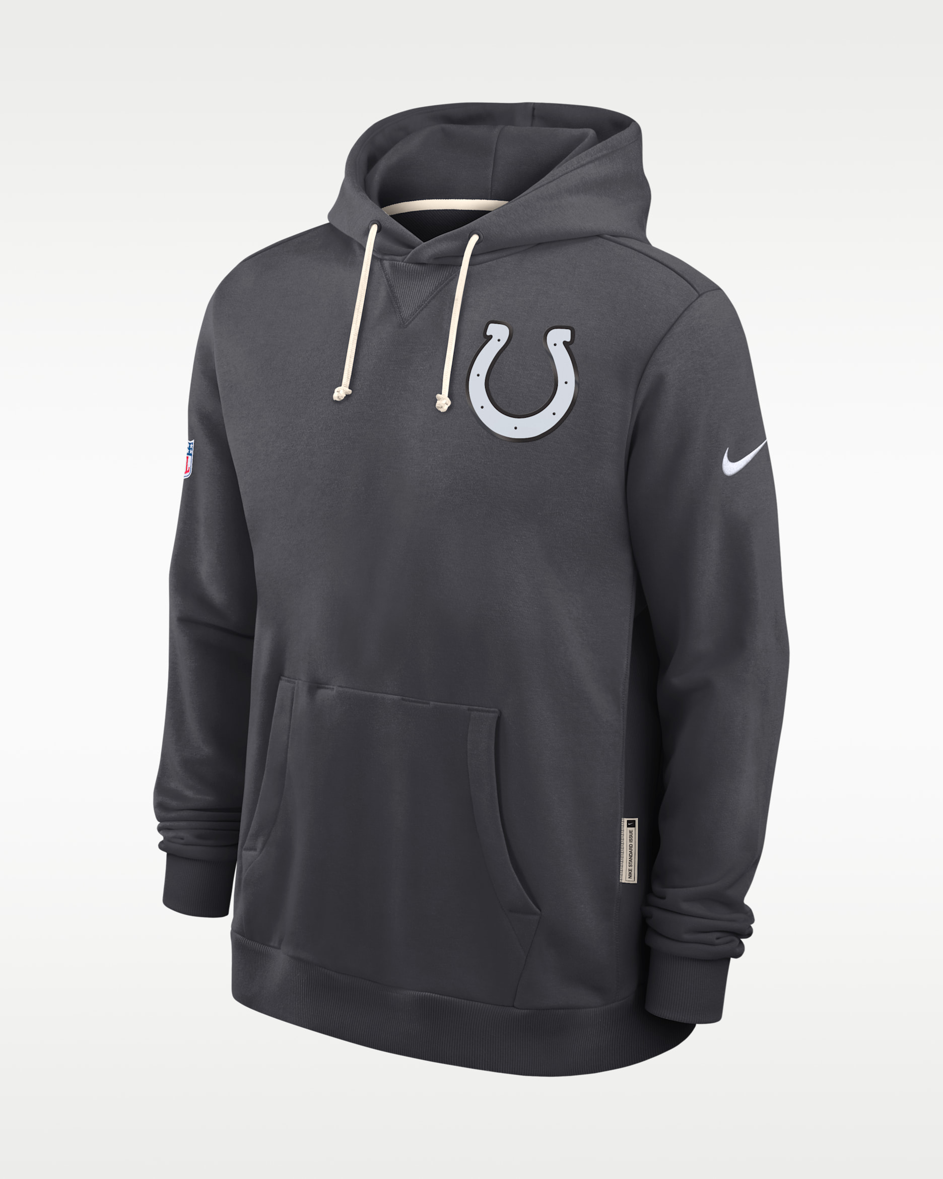 Sudadera con gorro sin cierre Nike Dri-FIT de la NFL para hombre Indianapolis Colts Rivalries Collection Sideline - Antracita