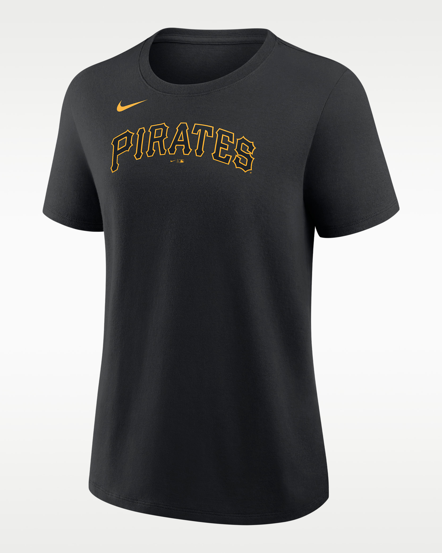 Pittsburgh Pirates Wordmark Women's Nike MLB T-Shirt - Black