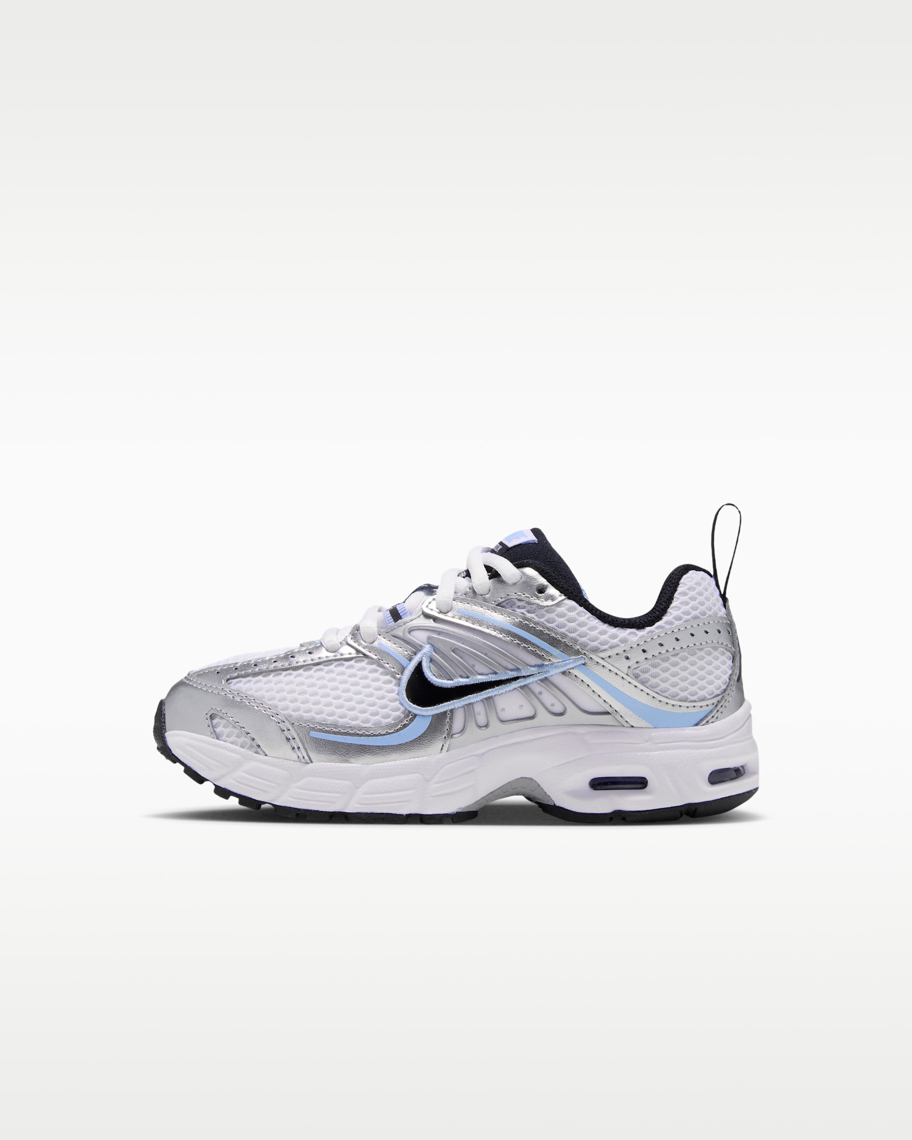 Nike Air Max Moto 2K Younger Kids' Shoes - White/Metallic Silver/Ice Blue/Black