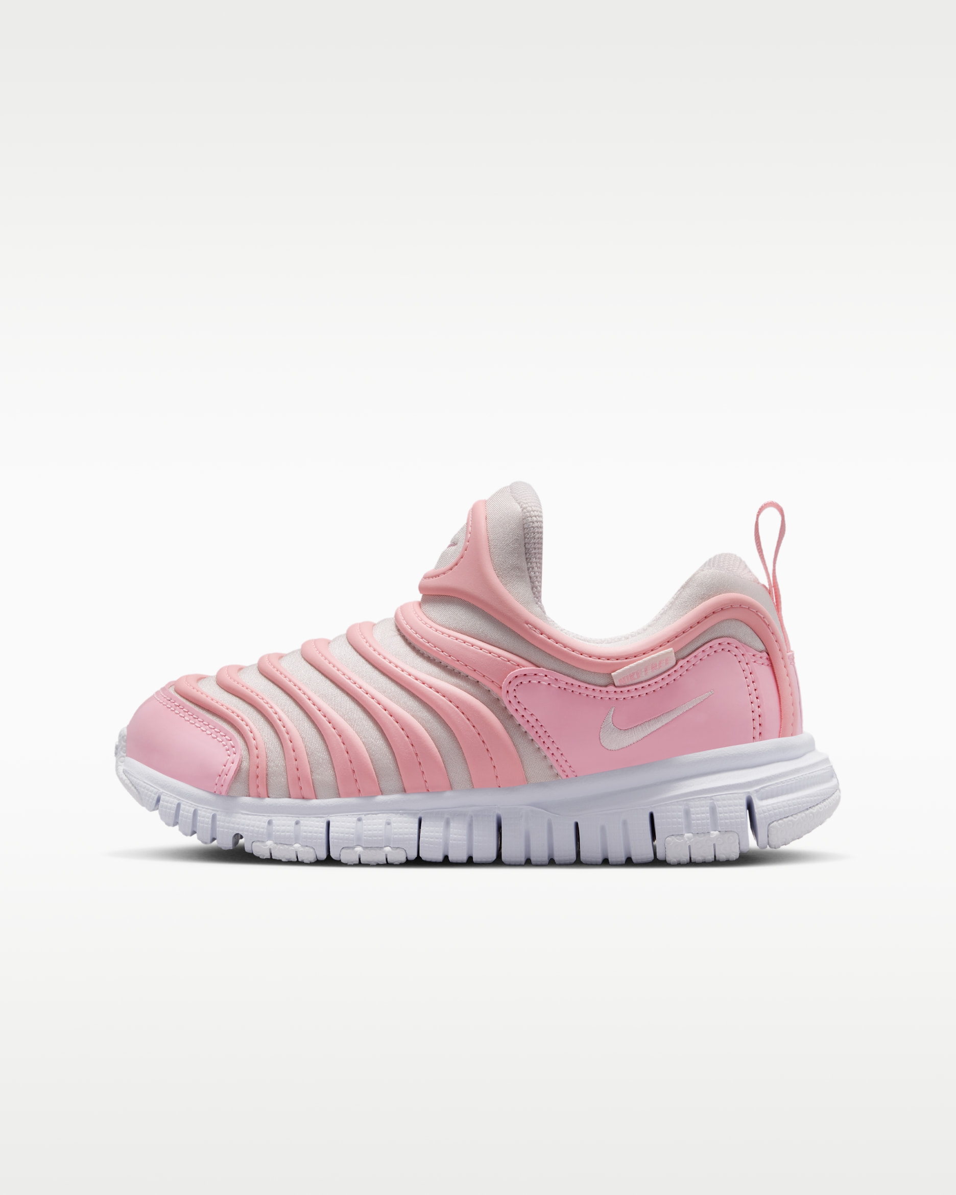 Nike Dynamo Free Little Kids' Easy On/Off Shoes - Medium Soft Pink/White/Pearl Pink