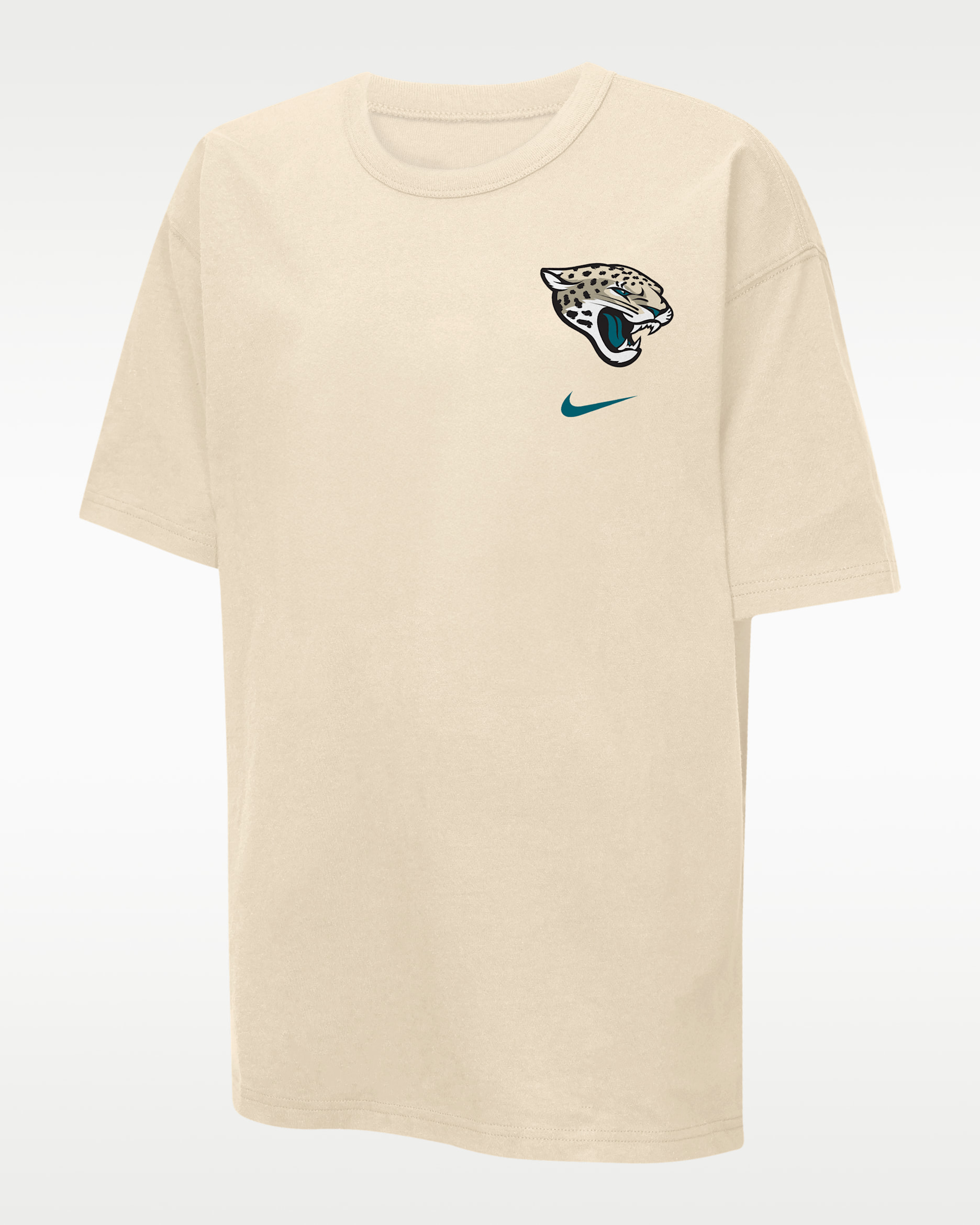 Jacksonville Jaguars Rivalries Collection Helmet Max90 Big Kids' Nike NFL T-Shirt - Cream