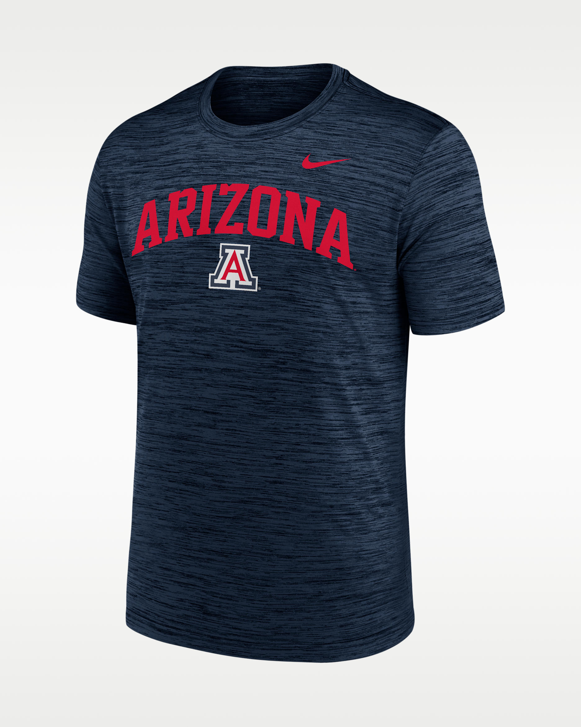 Arizona Primetime Arch Logo Velocity Men's Nike Dri-FIT College T-Shirt - Navy