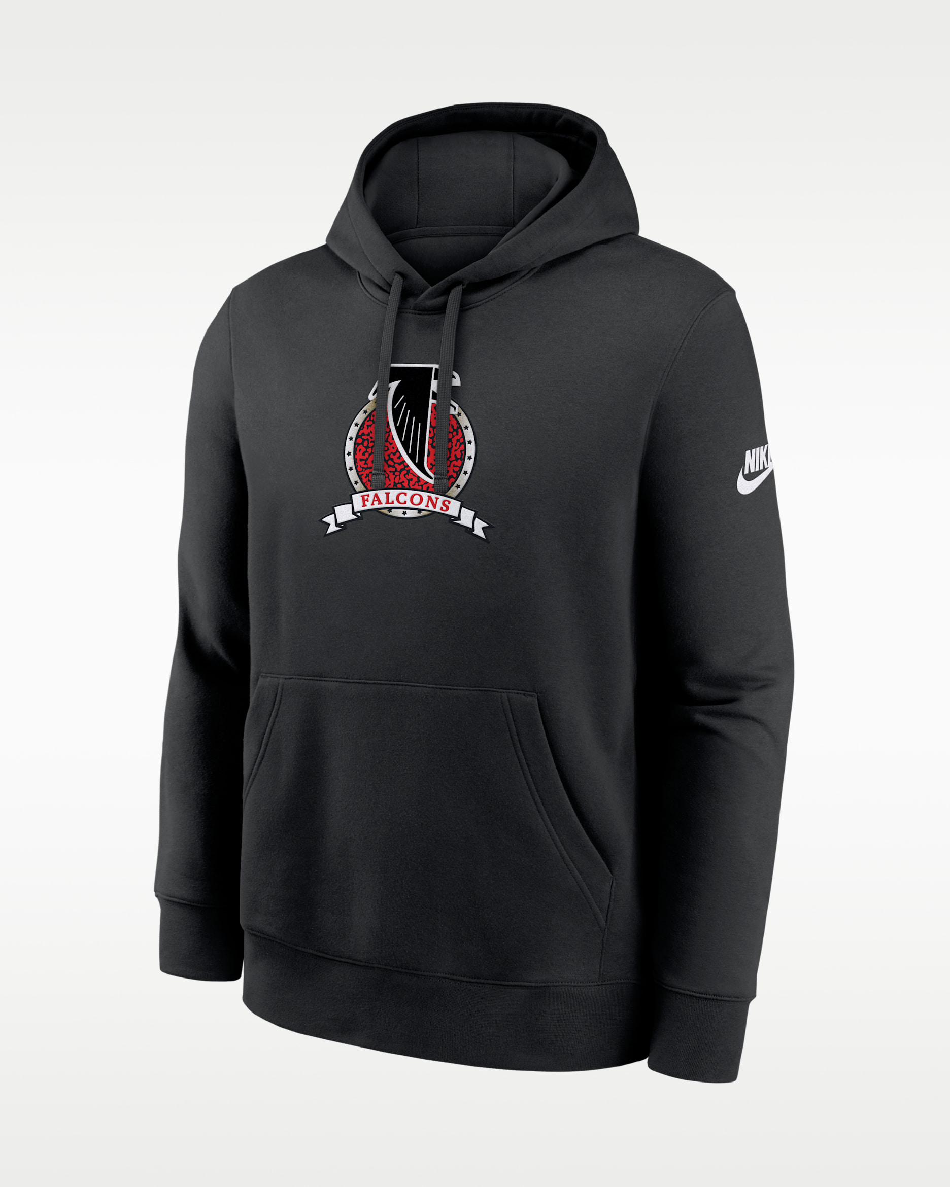 Sudadera con gorro sin cierre Nike de la NFL para hombre Atlanta Falcons Rewind Club - Negro