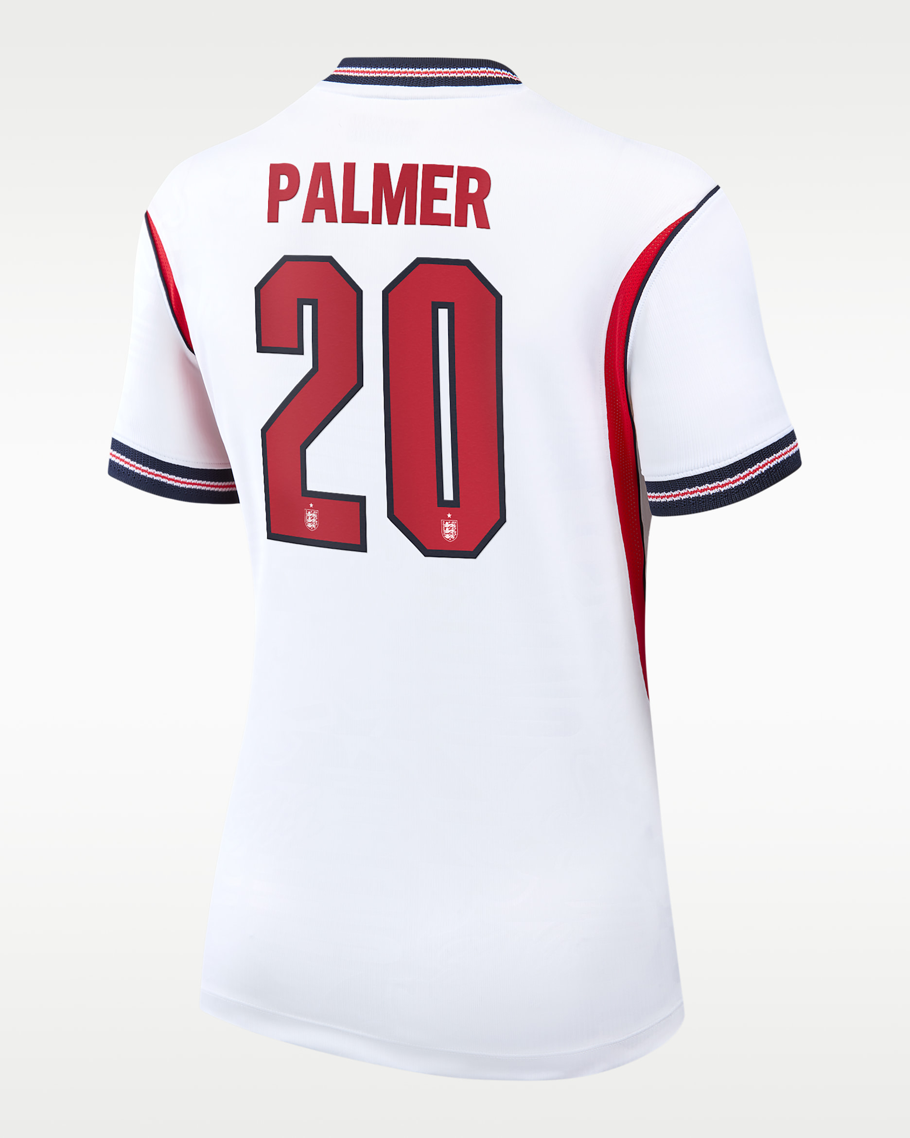 Jersey de fútbol Nike Dri-FIT para mujer Cole Palmer England National Team 2026 Stadium Home - Blanco