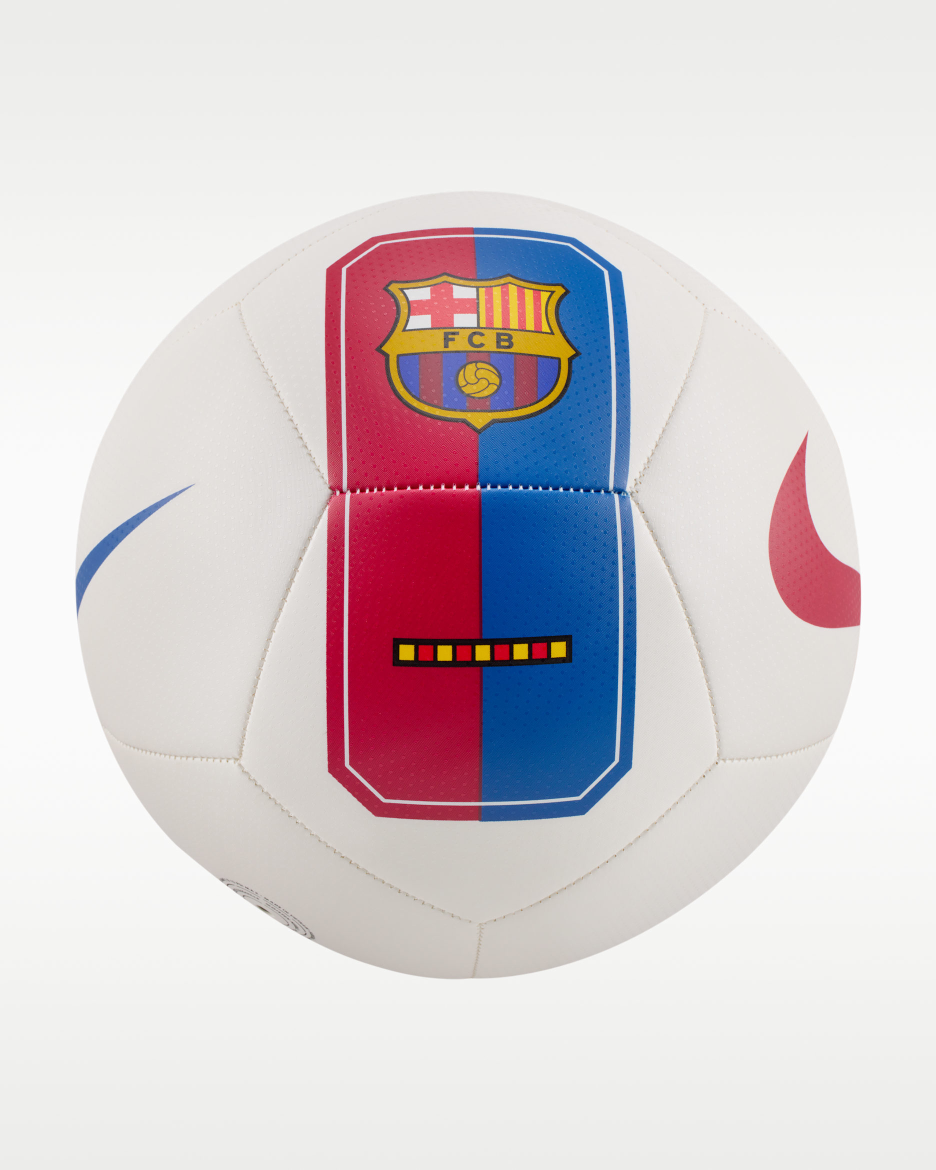 F.C. Barcelona 2026/27 Pitch Ball Nike Pitch Ball - White/Cardinal Red/Game Royal