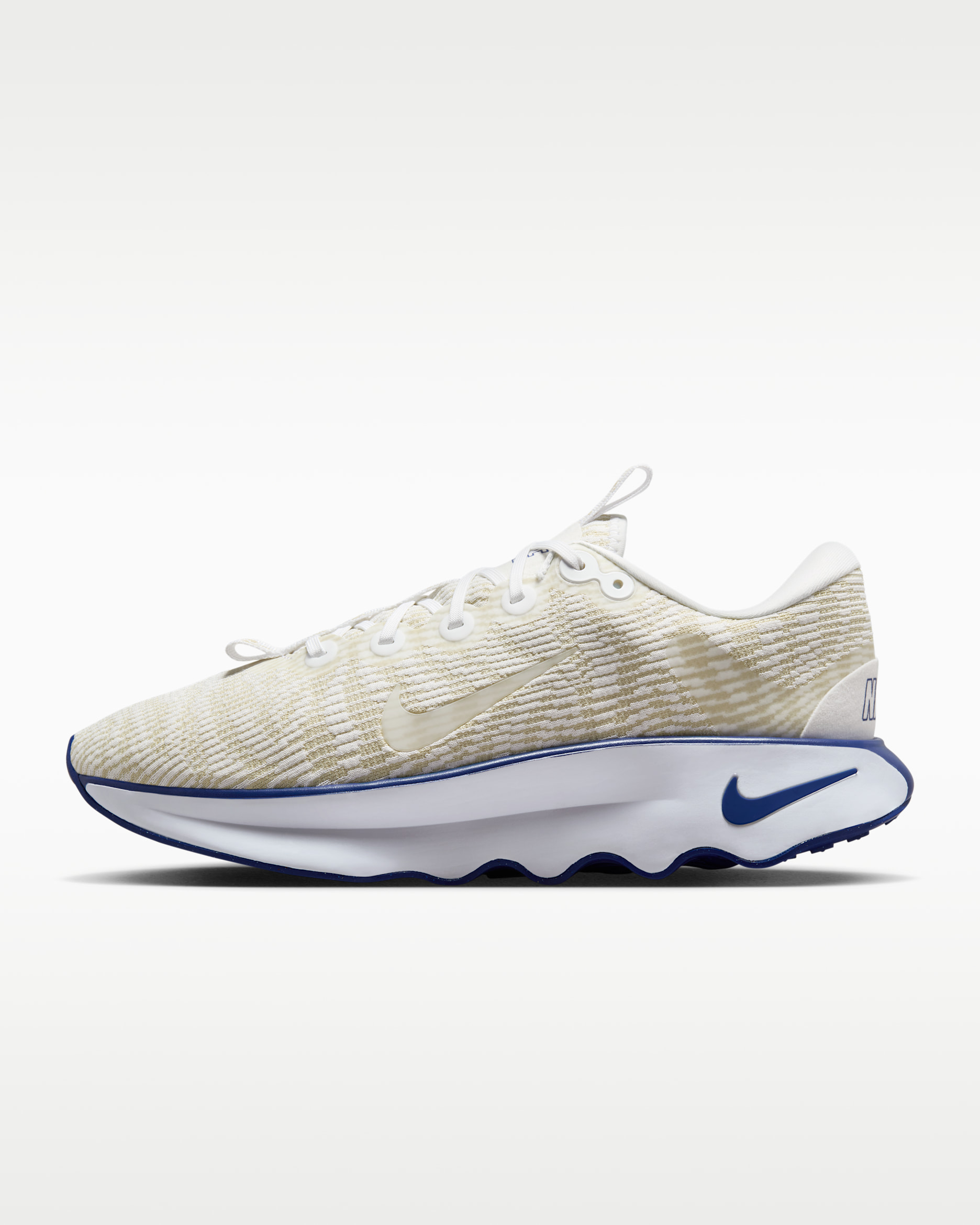 Nike Motiva Men's Walking Shoes - White/Light Khaki/Deep Royal Blue