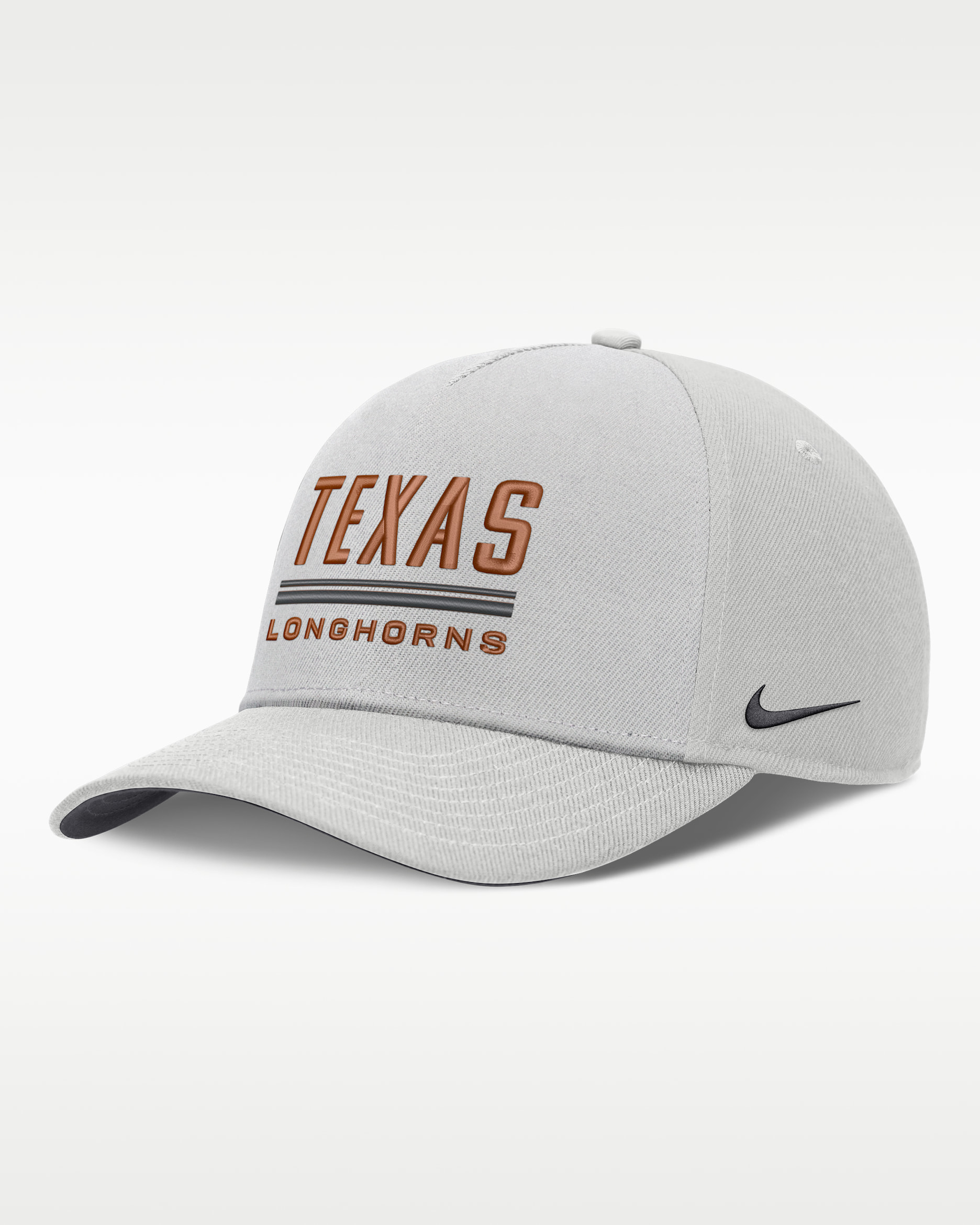 Texas Sideline Practice Rise Men's Nike Dri-FIT College Adjustable Hat - Grey