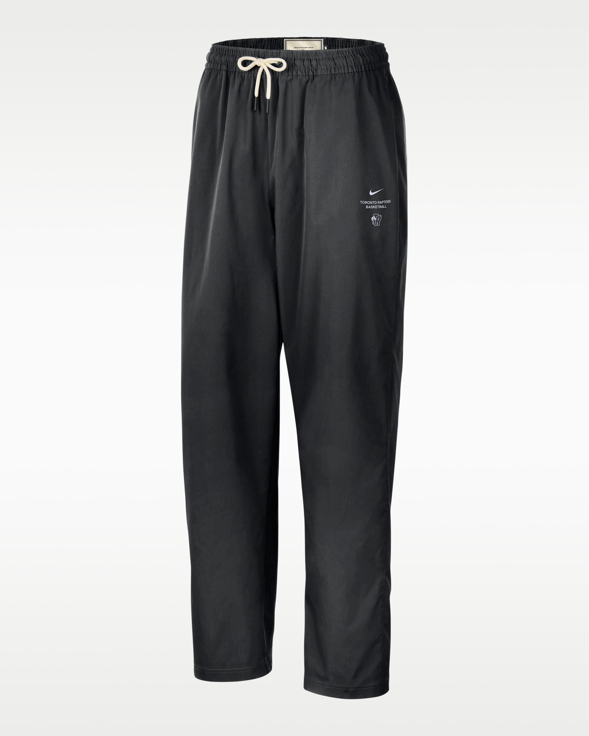 Toronto Raptors Standard Issue Men's Jordan Woven Dri-FIT Basketball Trousers - Black/University Red/White
