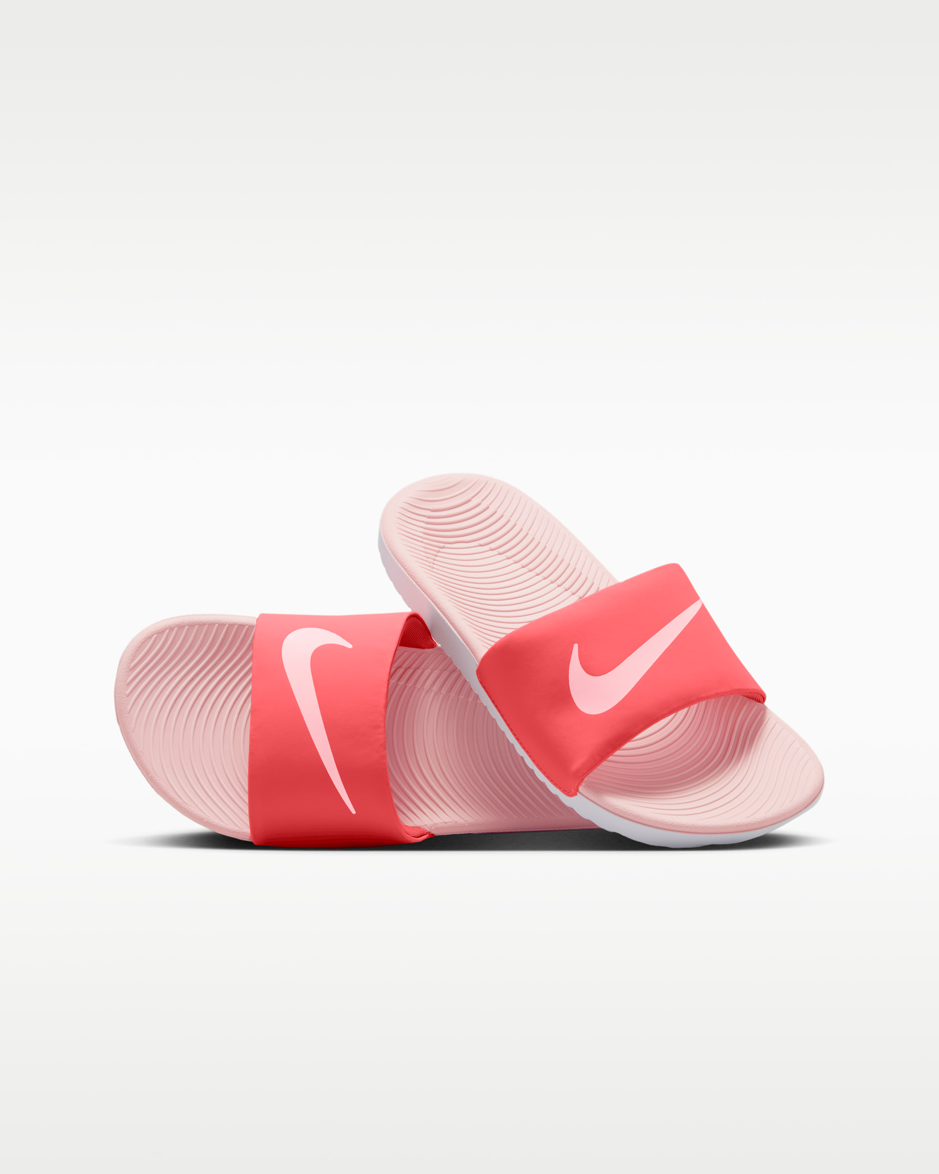 Klapki dla małych/dużych dzieci Nike Kawa - Magic Ember/Biel/Echo Pink