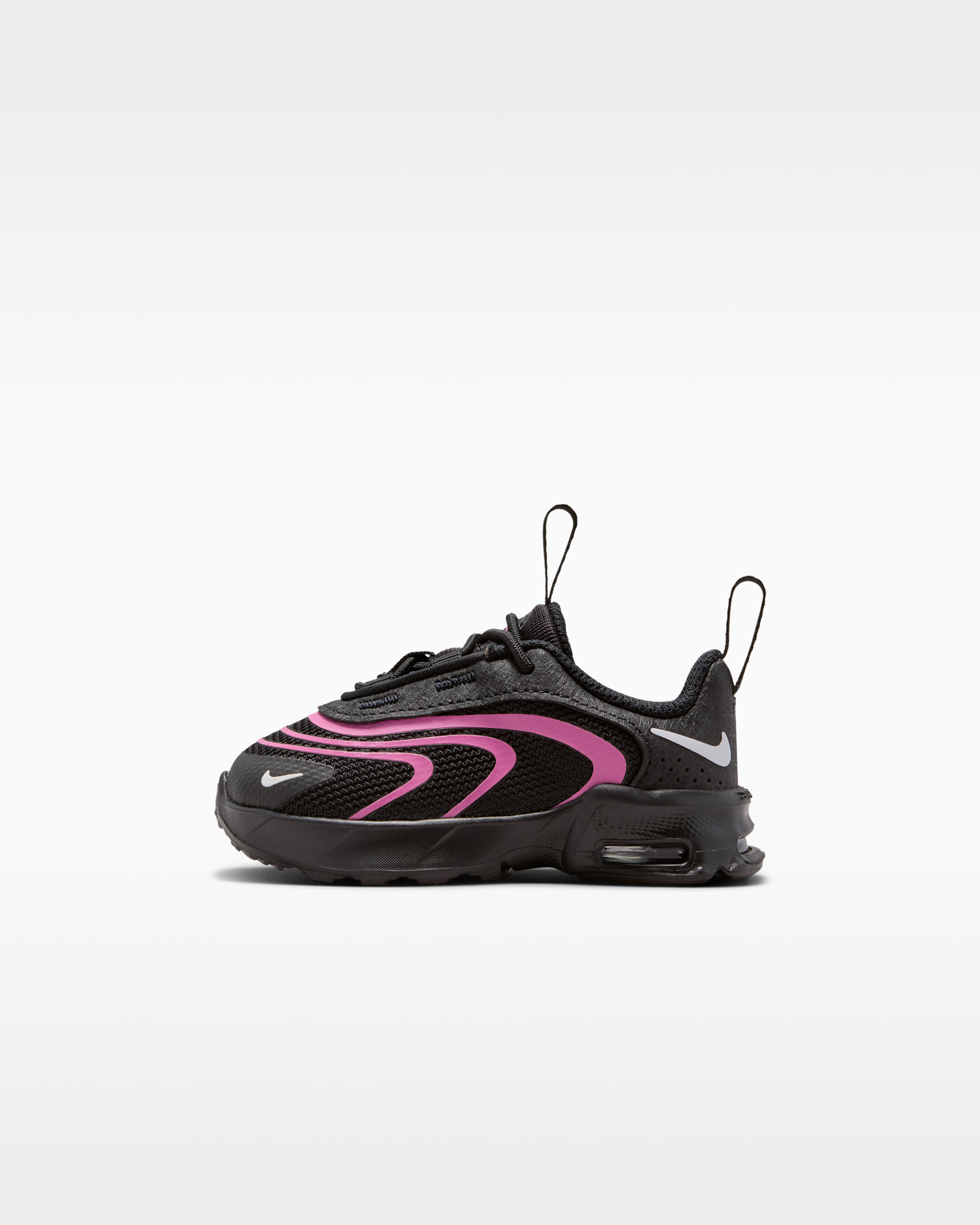 Nike Air Max Fire Baby/Toddler Shoes - Black/Playful Pink/White