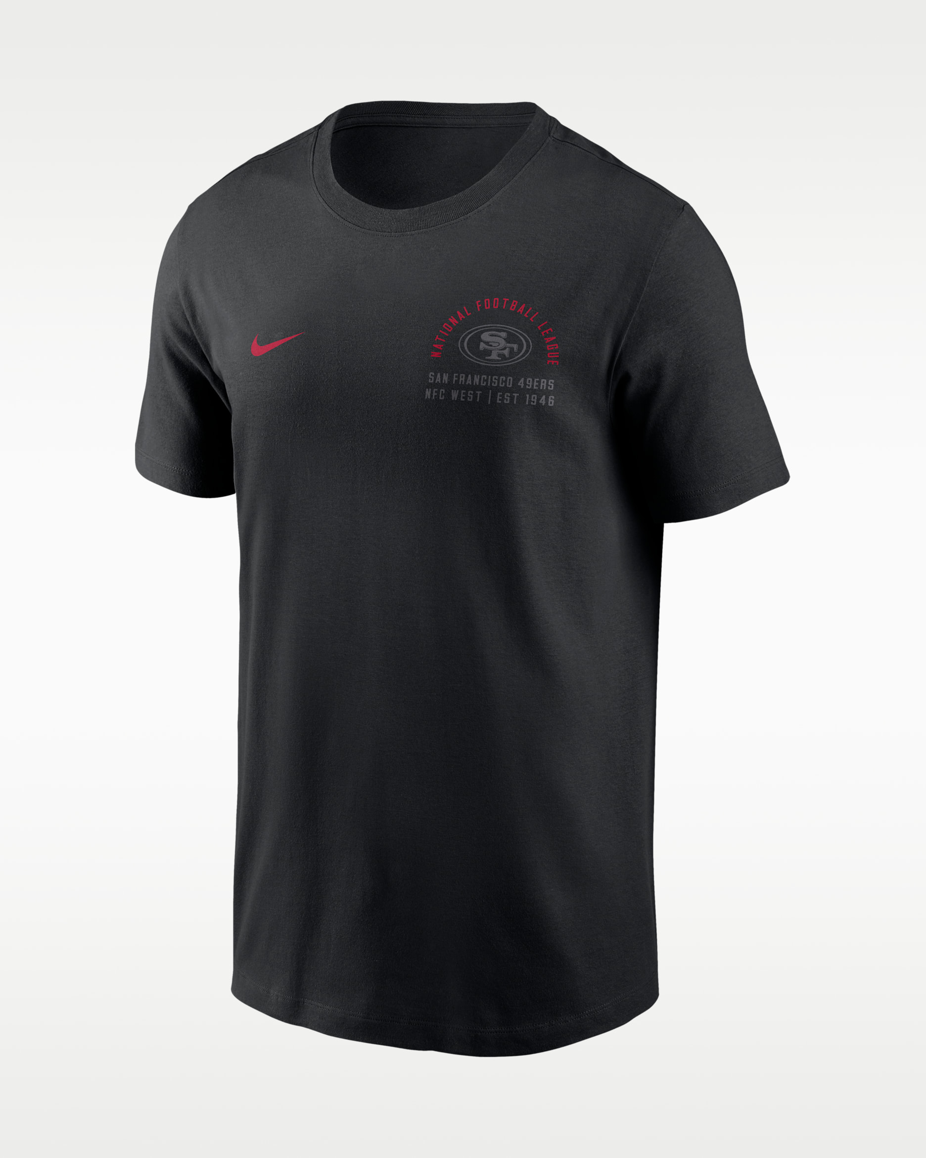 San Francisco 49ers Essential Men's Nike NFL T-Shirt - Black