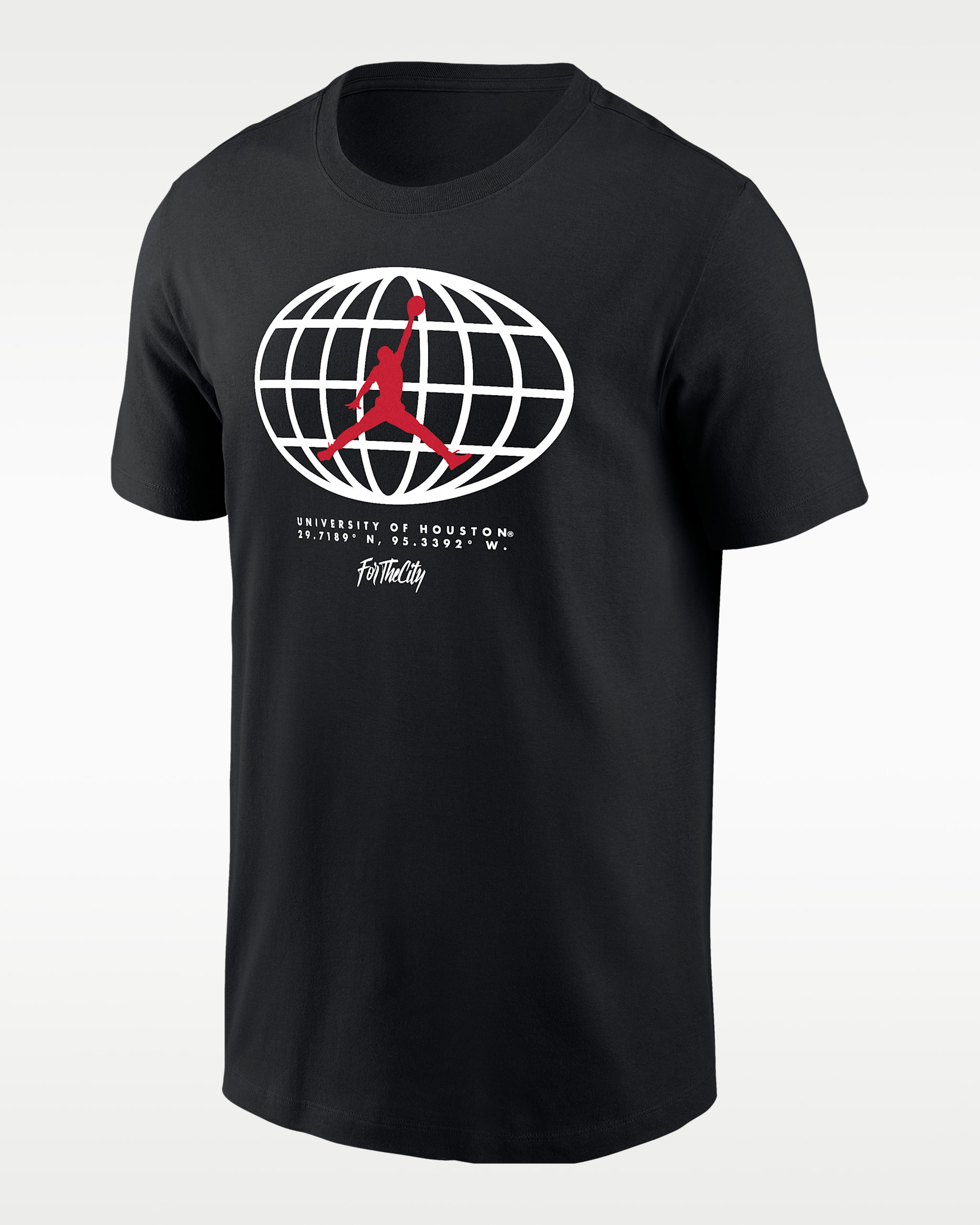 Houston Cougars Street Style Men's Nike NCAA Short-Sleeve T-Shirt - Black